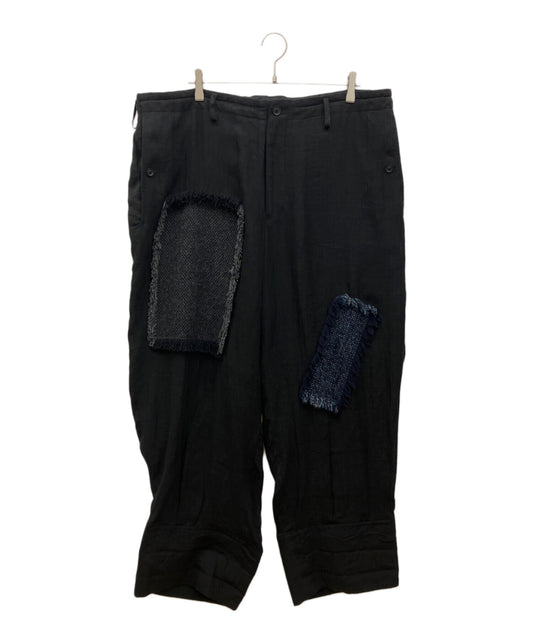 [Pre-owned] Yohji Yamamoto pour homme LINEN TWEED PATCHWORK PANTS HZ-P92-334