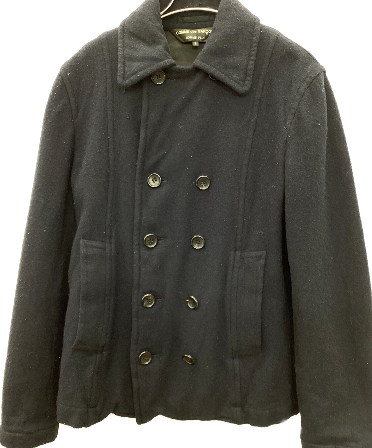 [Pre-owned] COMME des GARCONS HOMME PLUS Wool Shrinkable P Coat AD2008 PB-C013
