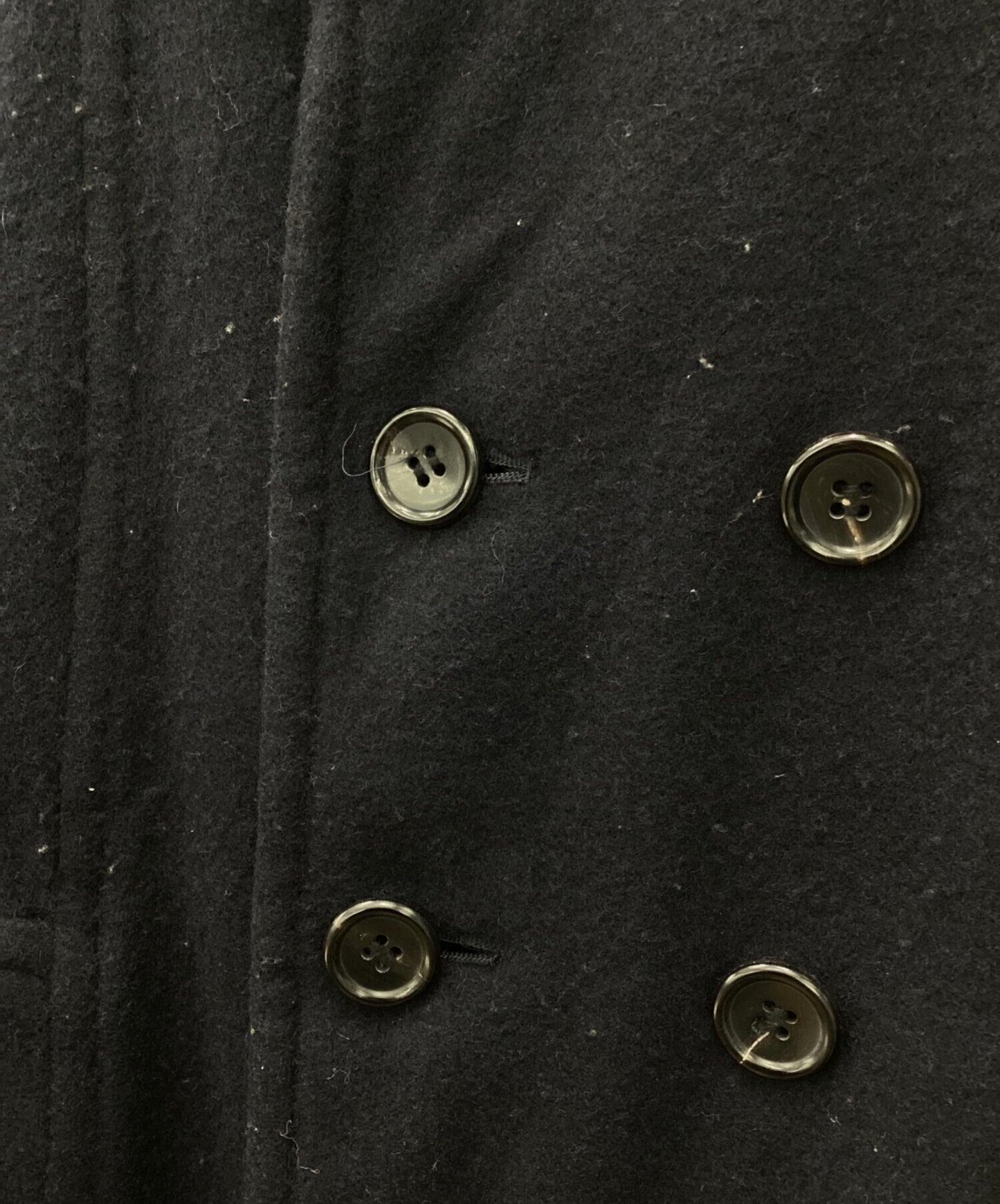 [Pre-owned] COMME des GARCONS HOMME PLUS Wool Shrinkable P Coat AD2008 PB-C013