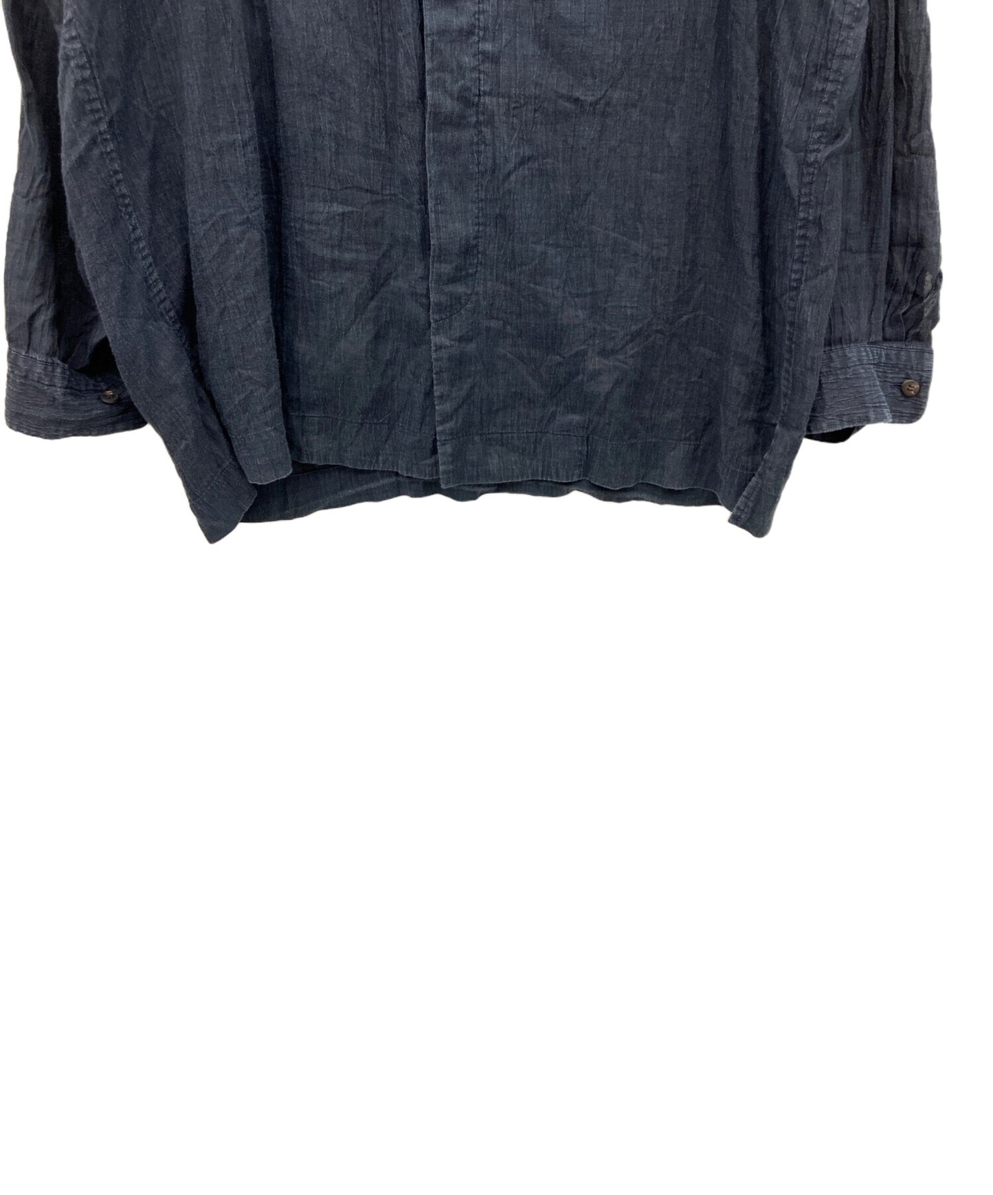 [Pre-owned] ISSEY MIYAKE MEN band-collar shirt ME01FJ217