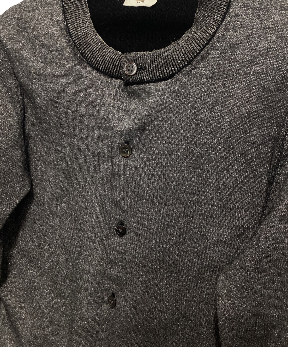 [Pre-owned] COMME des GARCONS Gradient Lame Cardigan GF-N035