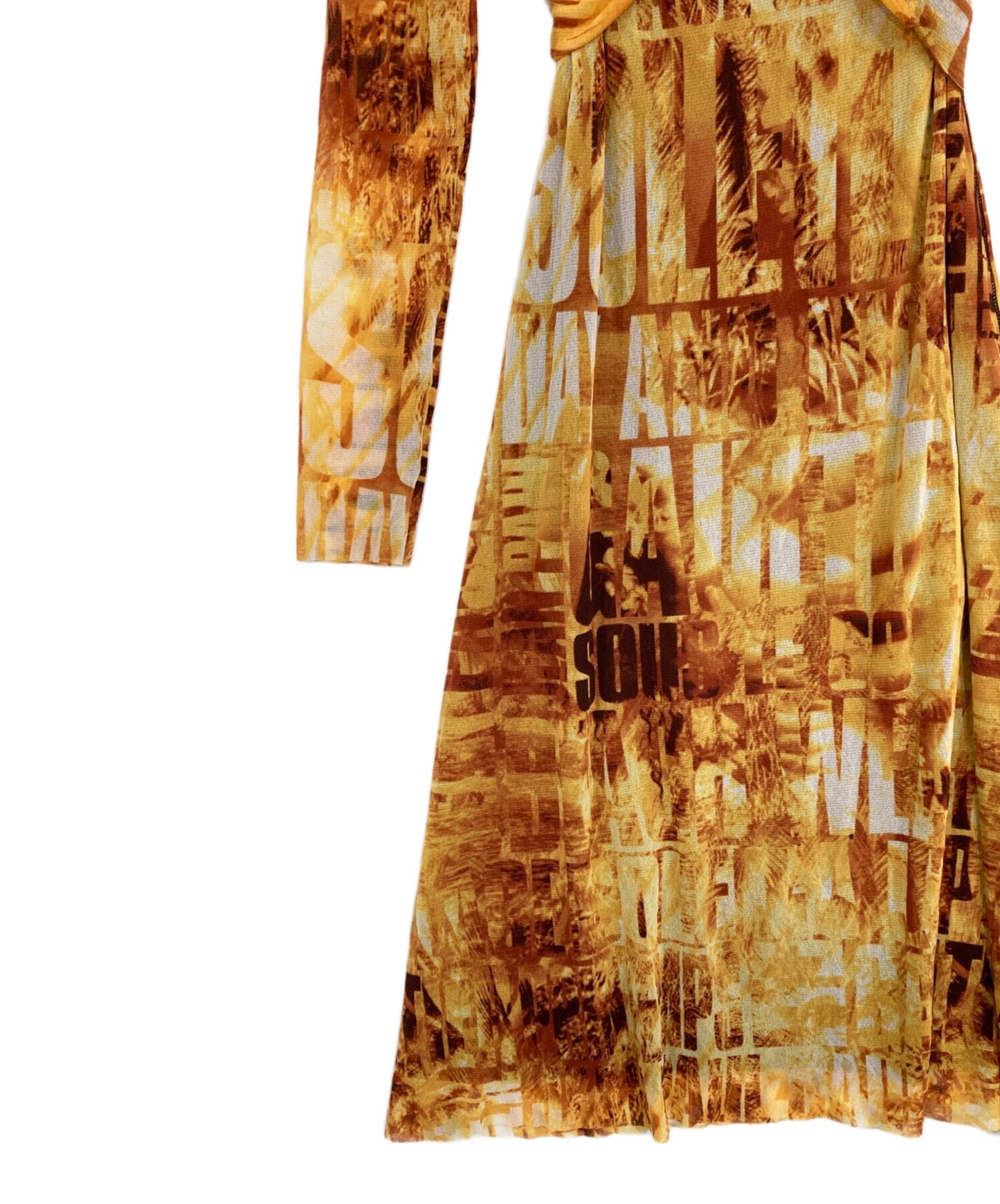 [Pre-owned] Jean Paul GAULTIER SOLEIL Power Net Printed Dress