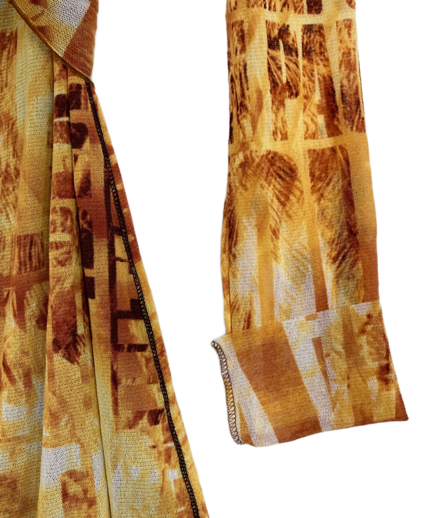 [Pre-owned] Jean Paul GAULTIER SOLEIL Power Net Printed Dress