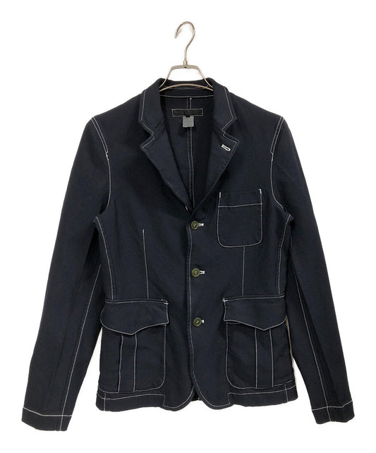 [Pre-owned] COMME des GARCONS SHIRT Polyester Gabardine Plain with Contrasted Workstiches Jacket W24161