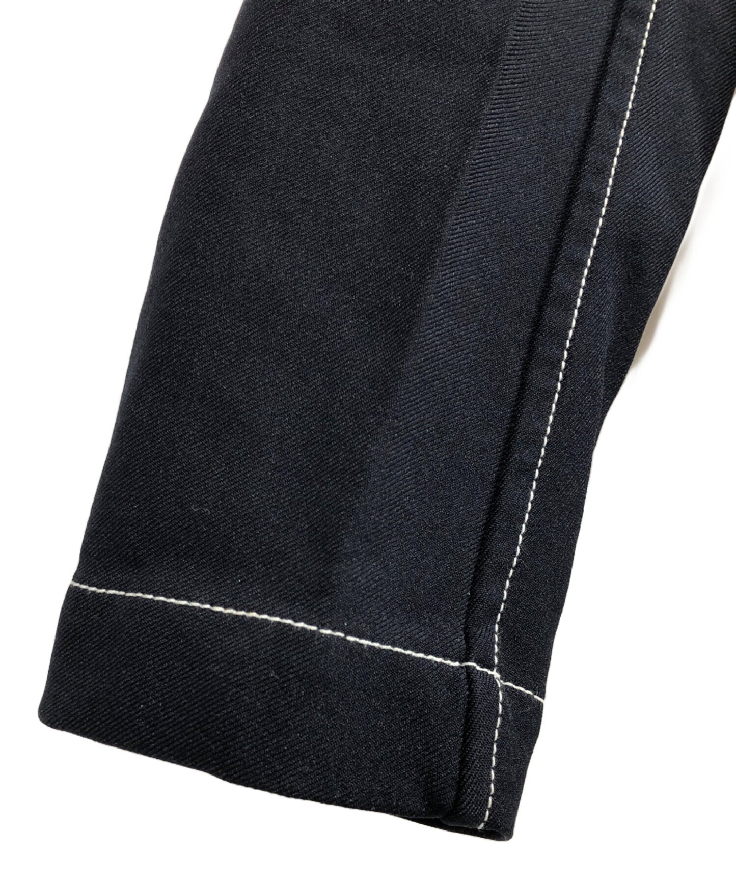 [Pre-owned] COMME des GARCONS SHIRT Polyester Gabardine Plain with Contrasted Workstiches Jacket W24161