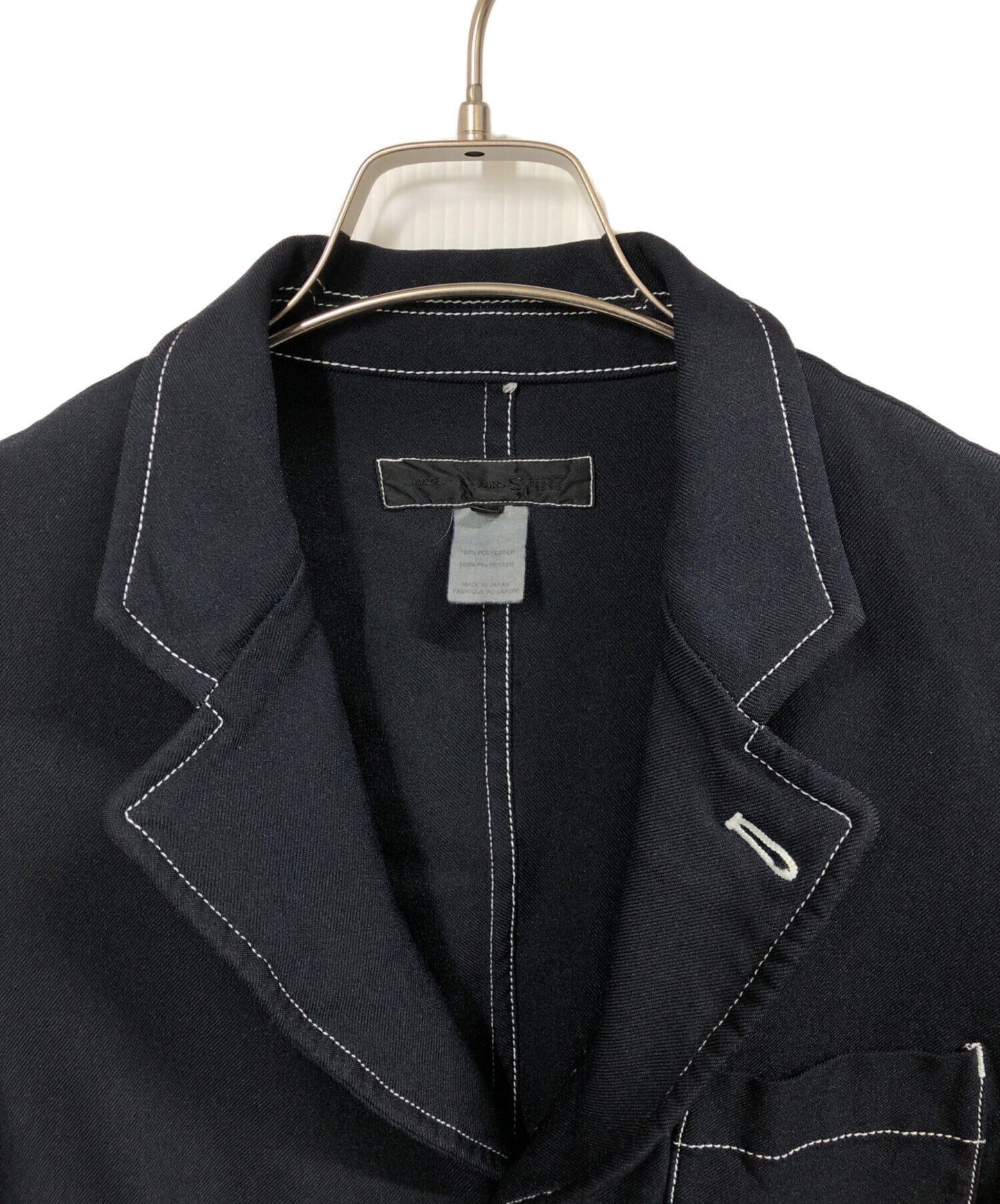 [Pre-owned] COMME des GARCONS SHIRT Polyester Gabardine Plain with Contrasted Workstiches Jacket W24161