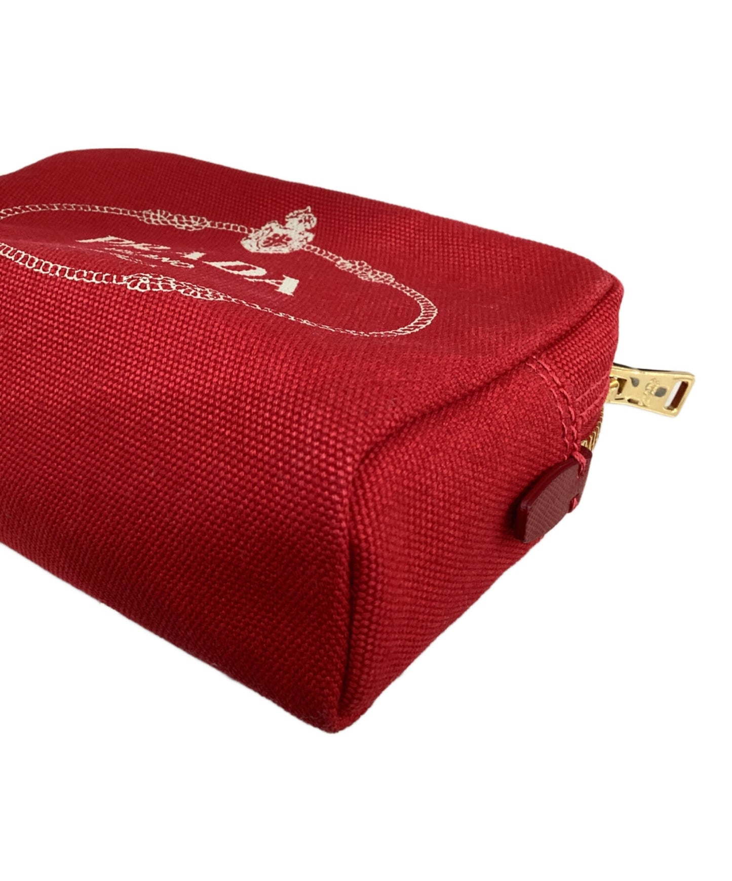 [Pre-owned] PRADA CANAPA LOGO mini pouch 1NA021