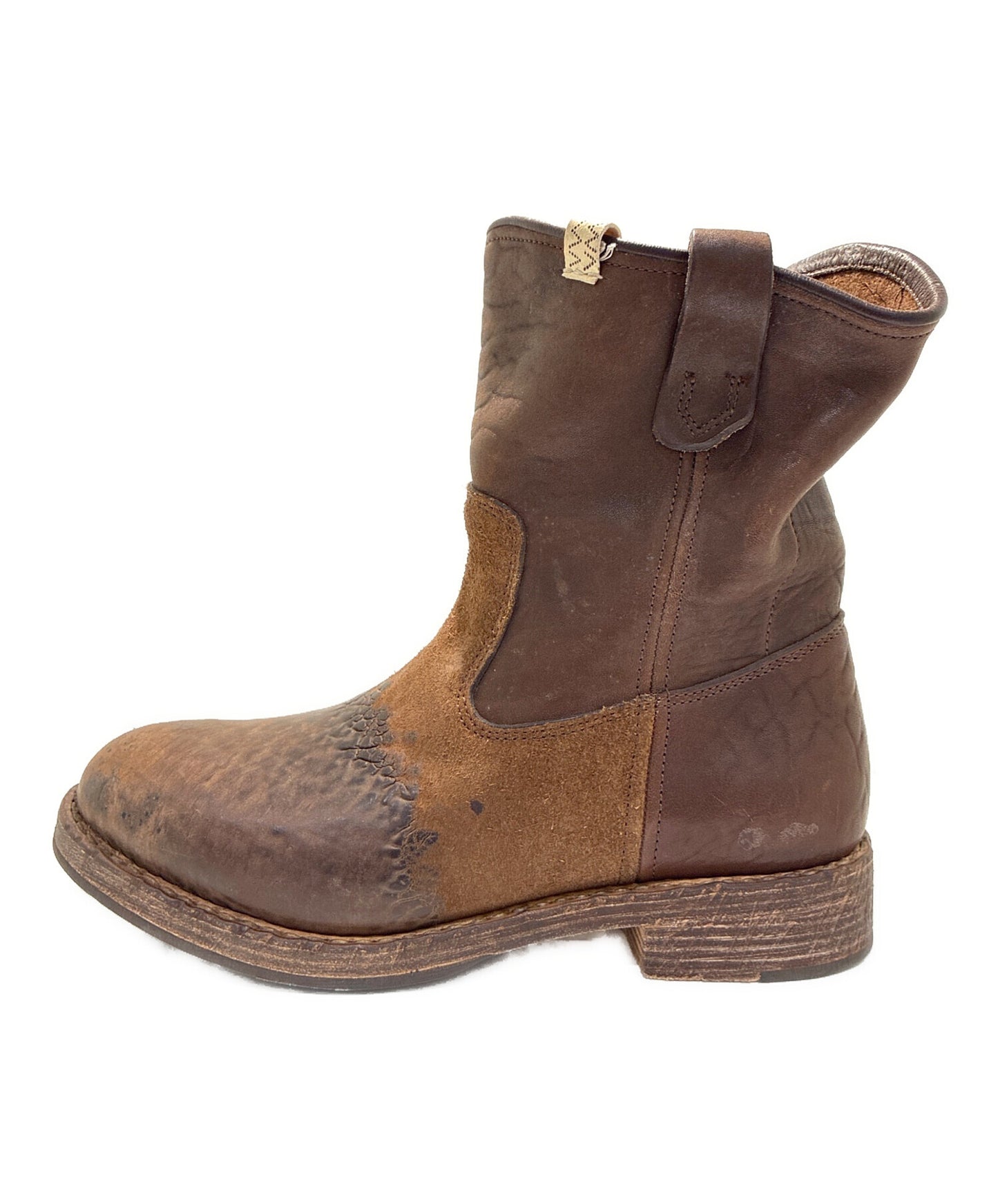 [Pre-owned] VISVIM WABANAKI BOOTS-FOLK / Engineer boots 0125102002012