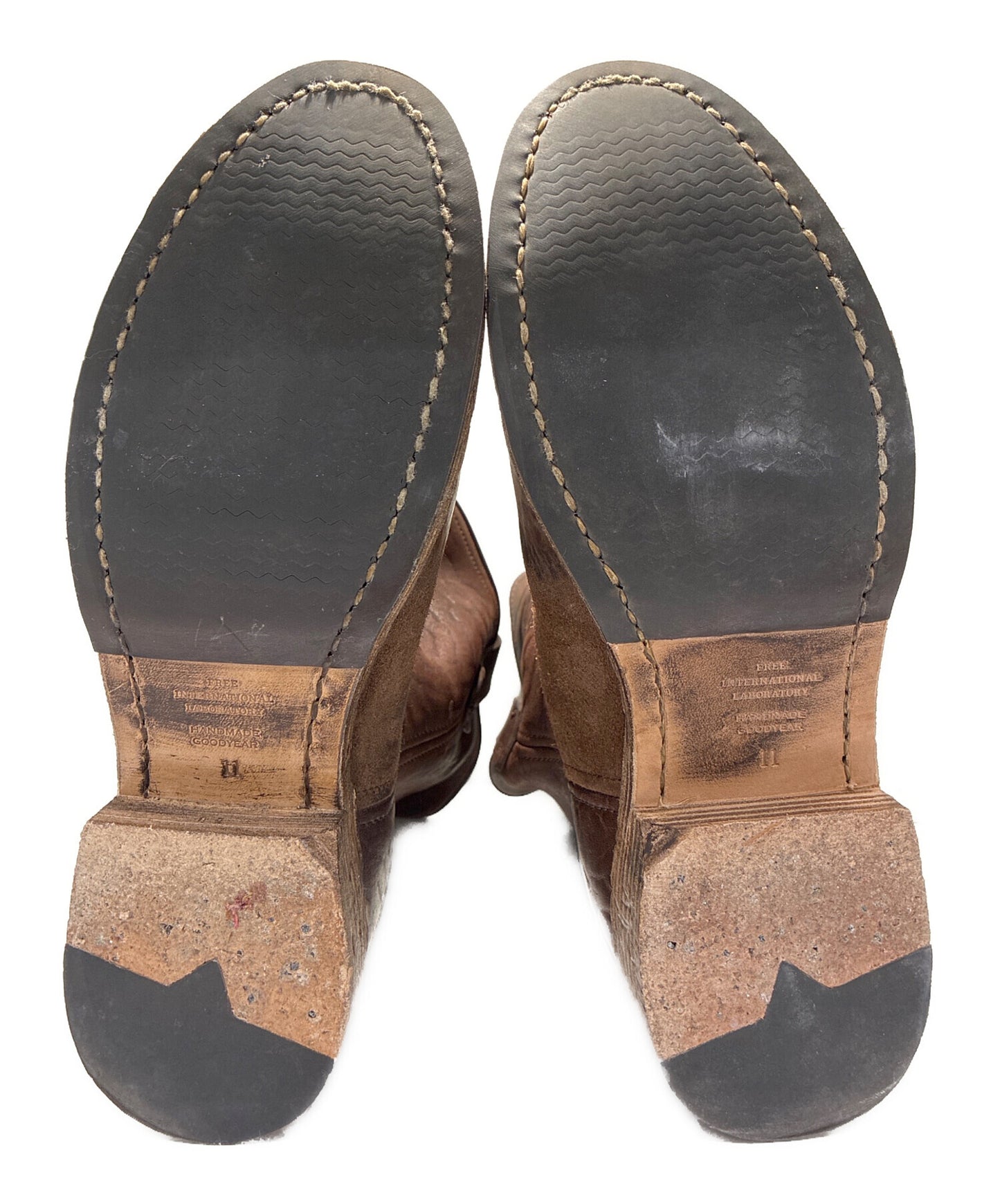 [Pre-owned] VISVIM WABANAKI BOOTS-FOLK / Engineer boots 0125102002012