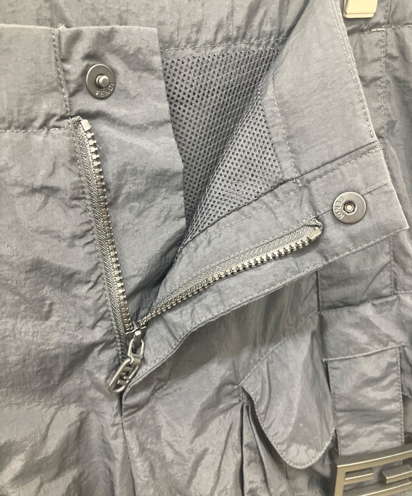 [Pre-owned] FENDI Nylon cargo pants FAB330AK8W