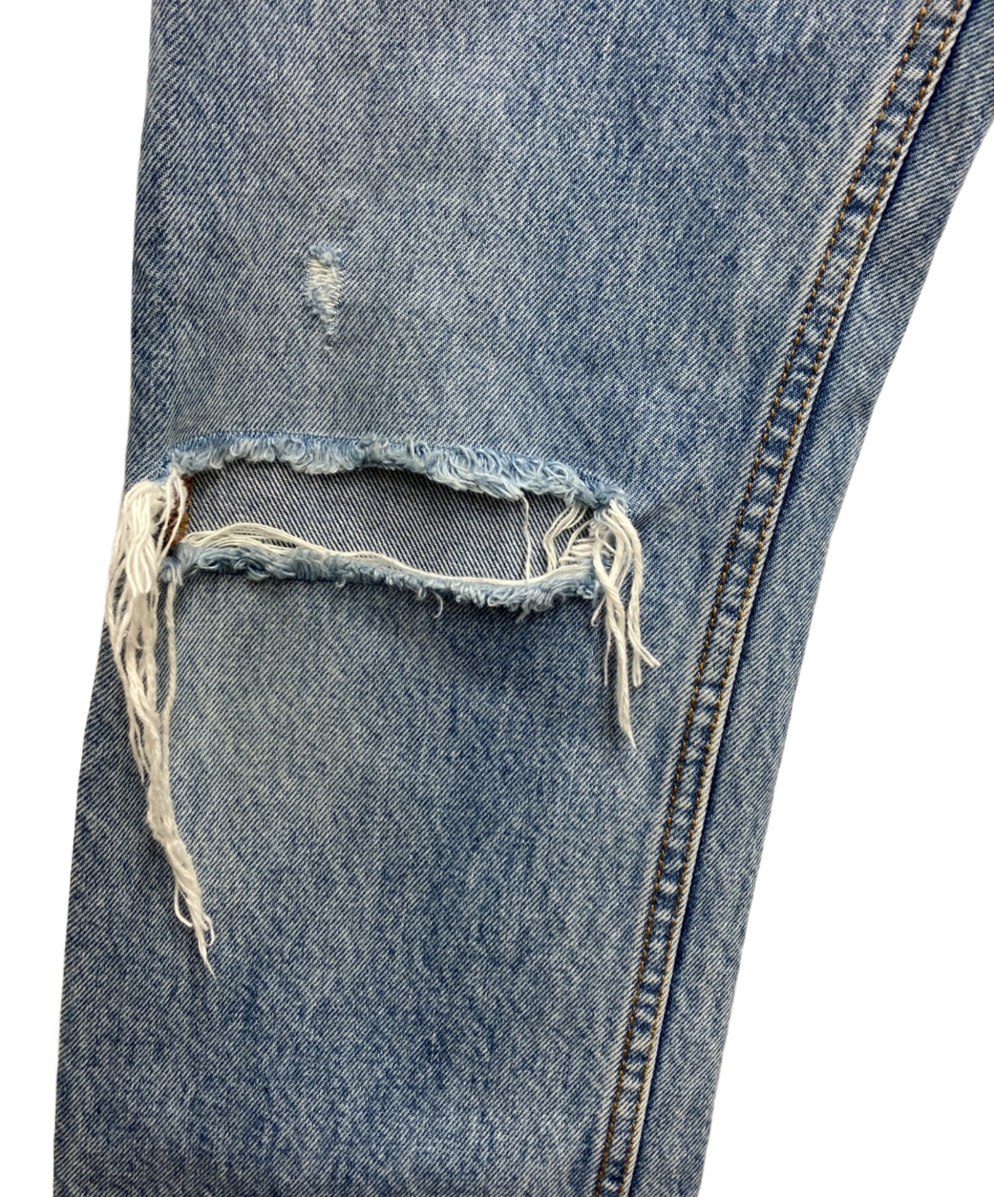 [Pre-owned] GUCCI Eco Bleached Dripped Organic Denim Pants 623953