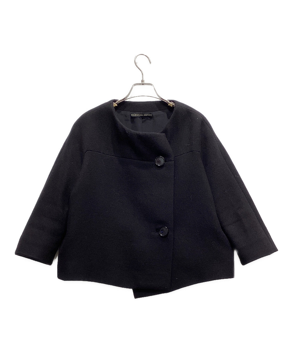 [Pre-owned] BALENCIAGA No Collar Wool Jacket