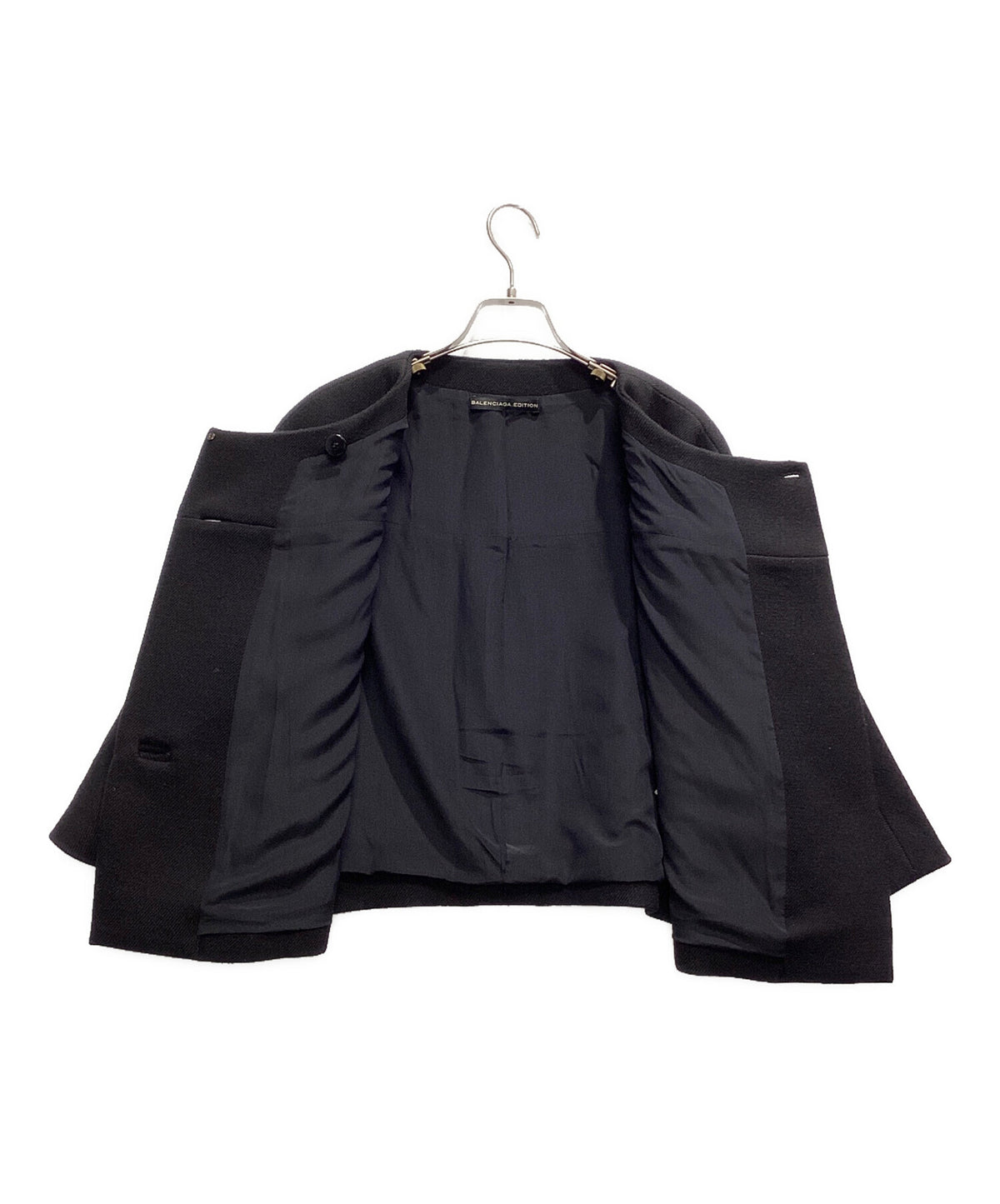 [Pre-owned] BALENCIAGA No Collar Wool Jacket