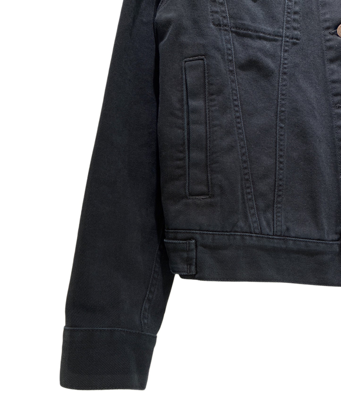 [Pre-owned] PRADA Denim Blouson Jacket / Triangle Logo / G-Jun / Washed GFB311 (RFID-compatible product)