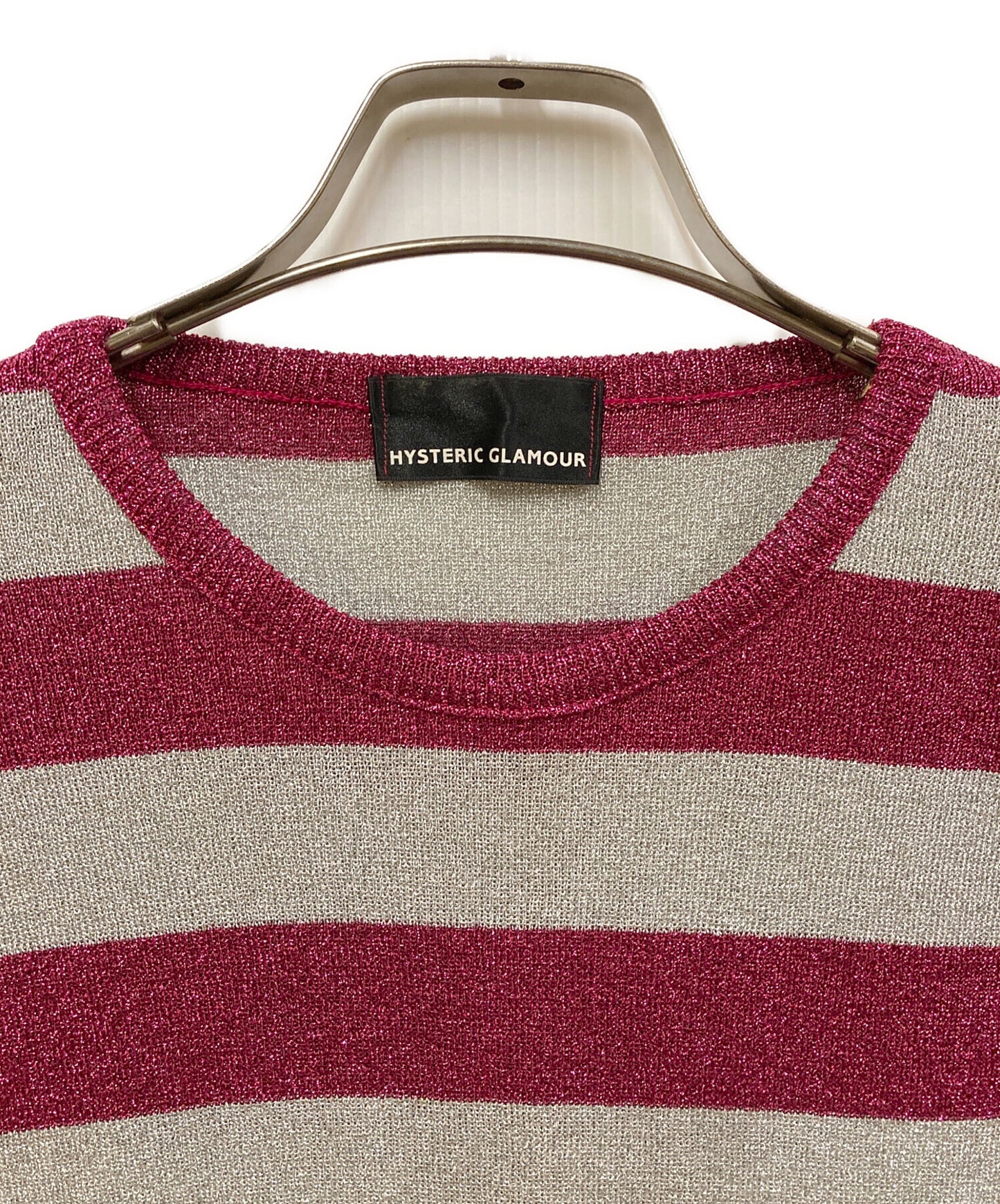 [Pre-owned] Hysteric Glamour border knit 2NS-0570