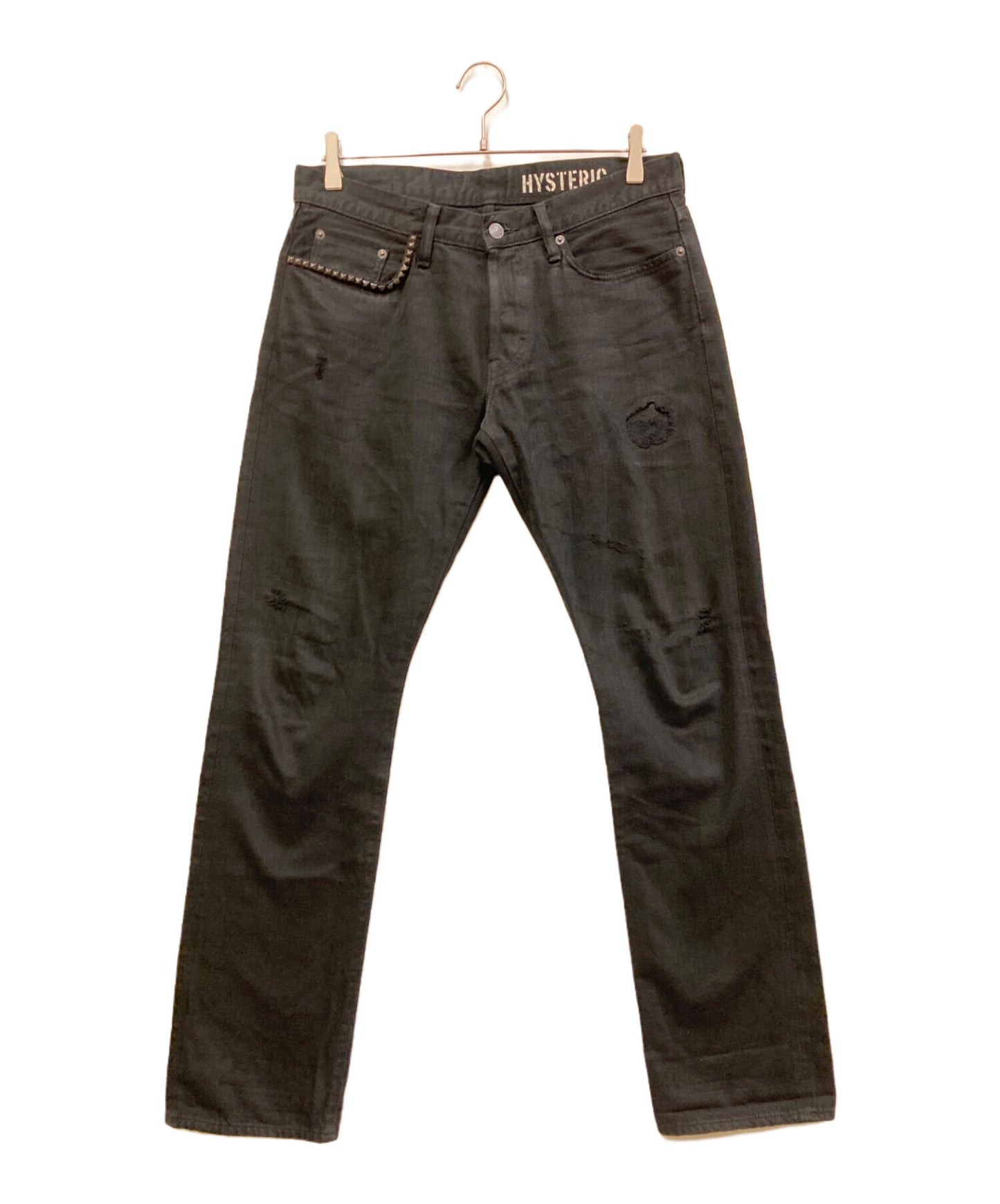 [Pre-owned] Hysteric Glamour Studded selvedge denim pants 0243AP16
