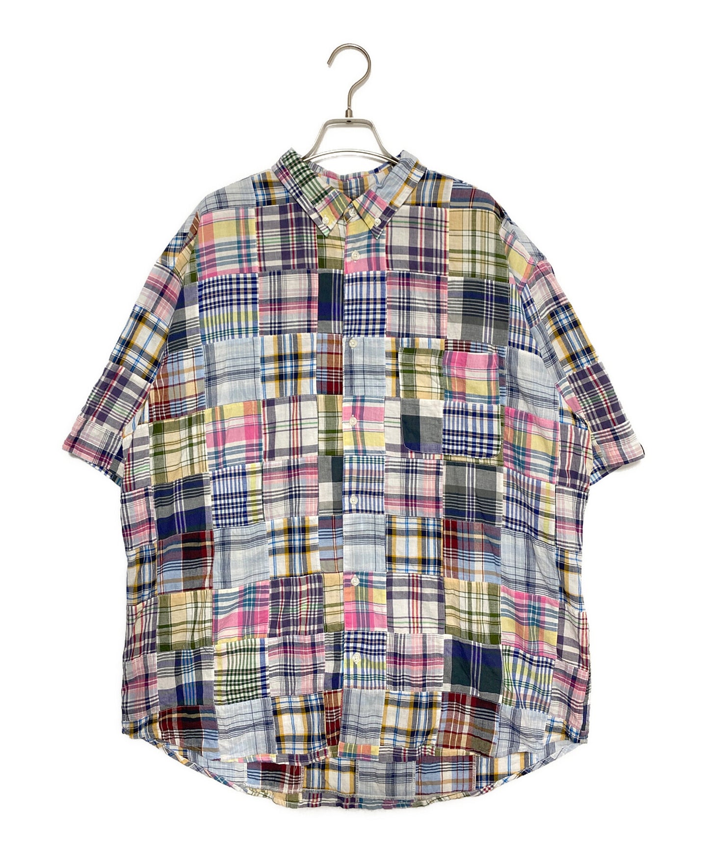 [Pre-owned] SUPREME Patchwork S/S Shirt