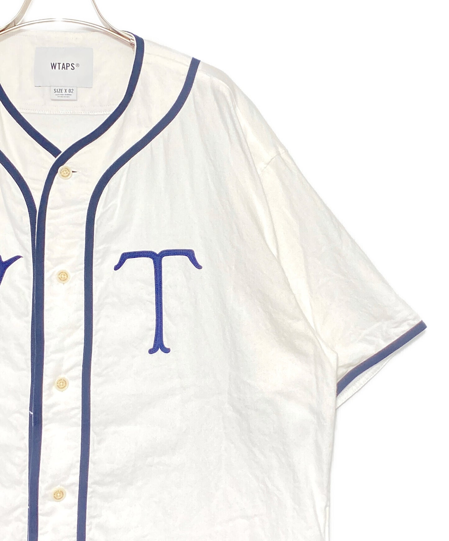 [Pre-owned] WTAPS LEAGUE/SS/COTTON.TWILL ( LEAGUE short sleeve cotton twill ) 251TQDT-SHM09