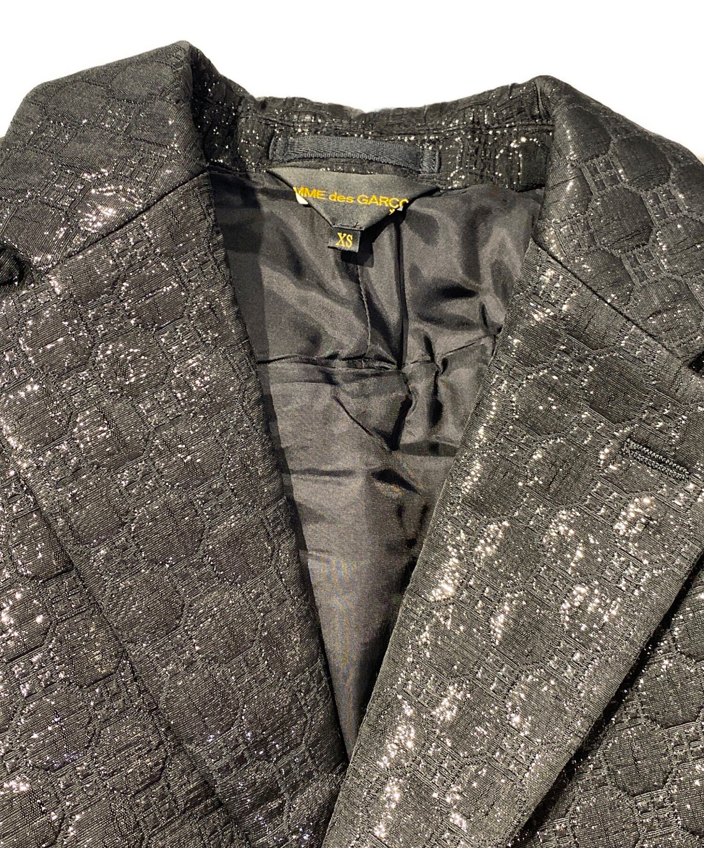 [Pre-owned] COMME des GARCONS Lame Floating Weave Vest/Design Jacket GO-J027/AD2024