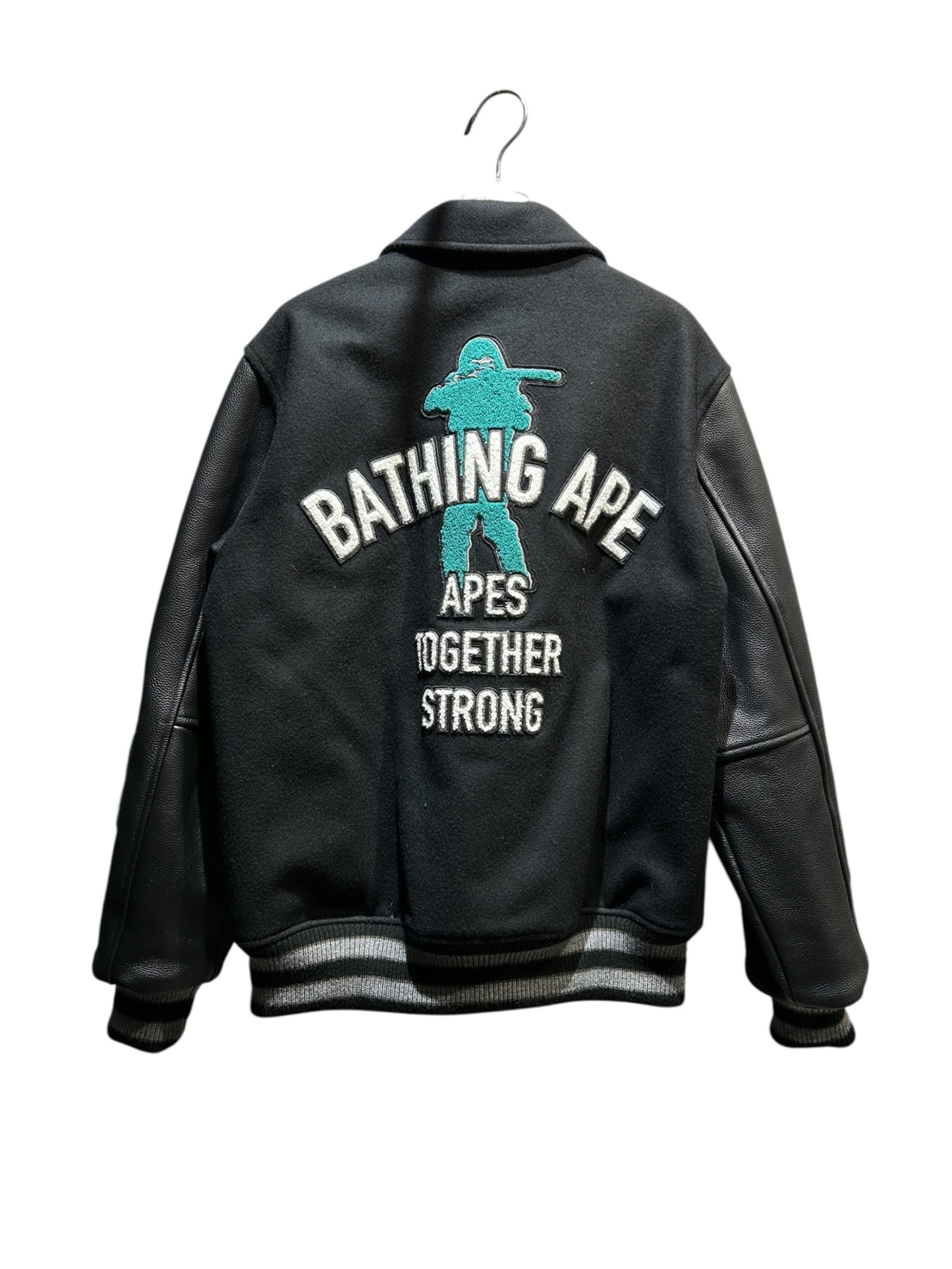 [Pre-owned] A BATHING APE BAPE Varsity Jacket / Varsity Jacket / Patch Jacket / 001HJK301002M 001HJK301002M