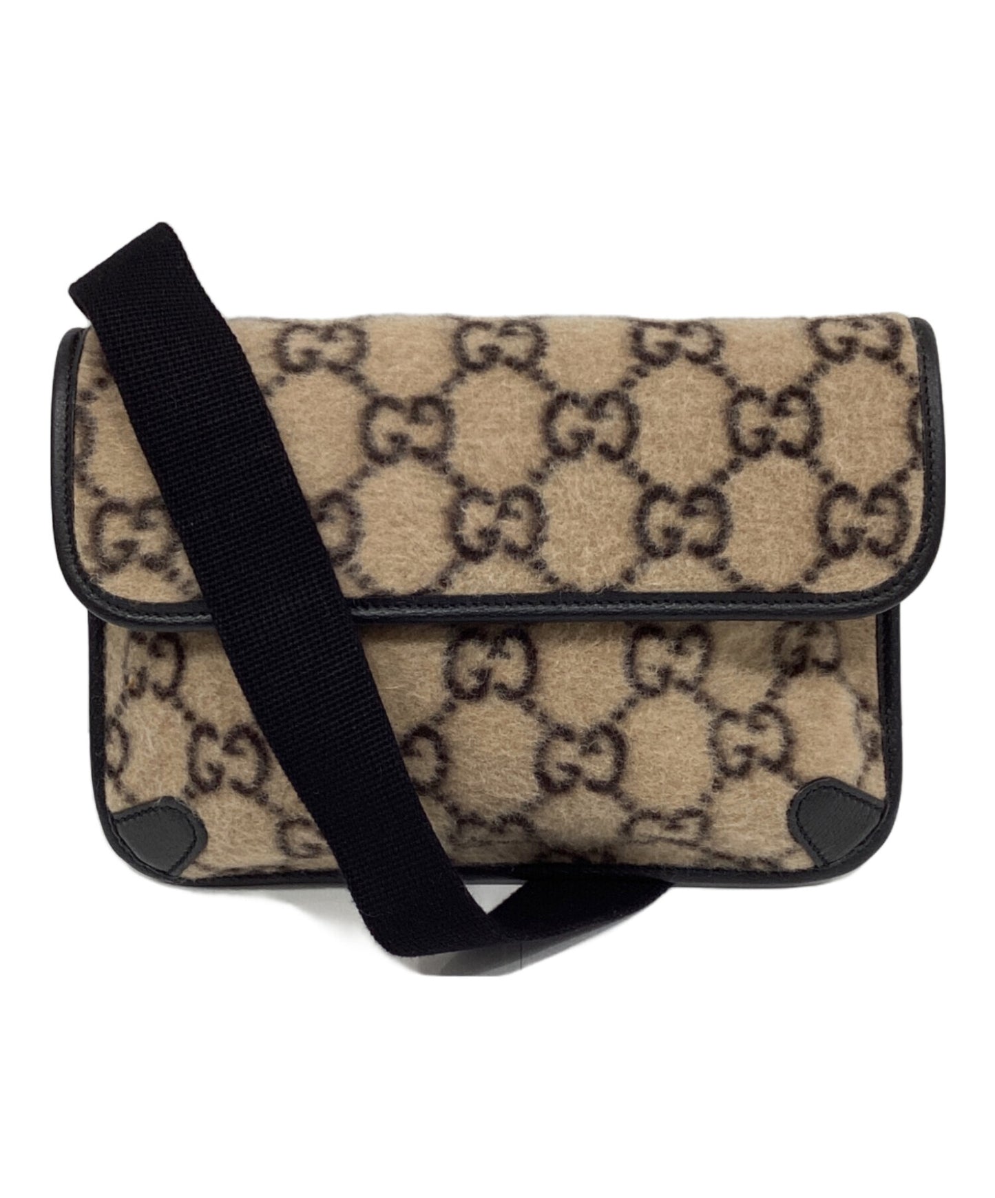 [Pre-owned] GUCCI GG Wool Waist Bag 598181