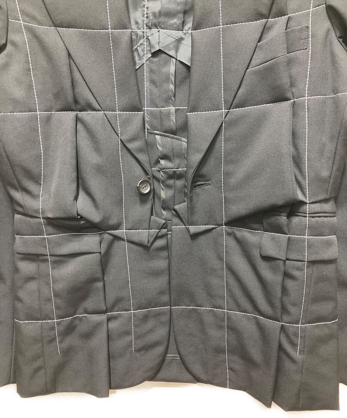 [Pre-owned] COMME des GARCONS HOMME PLUS Graph Check Tailored Jacket PG-J046 AD2020