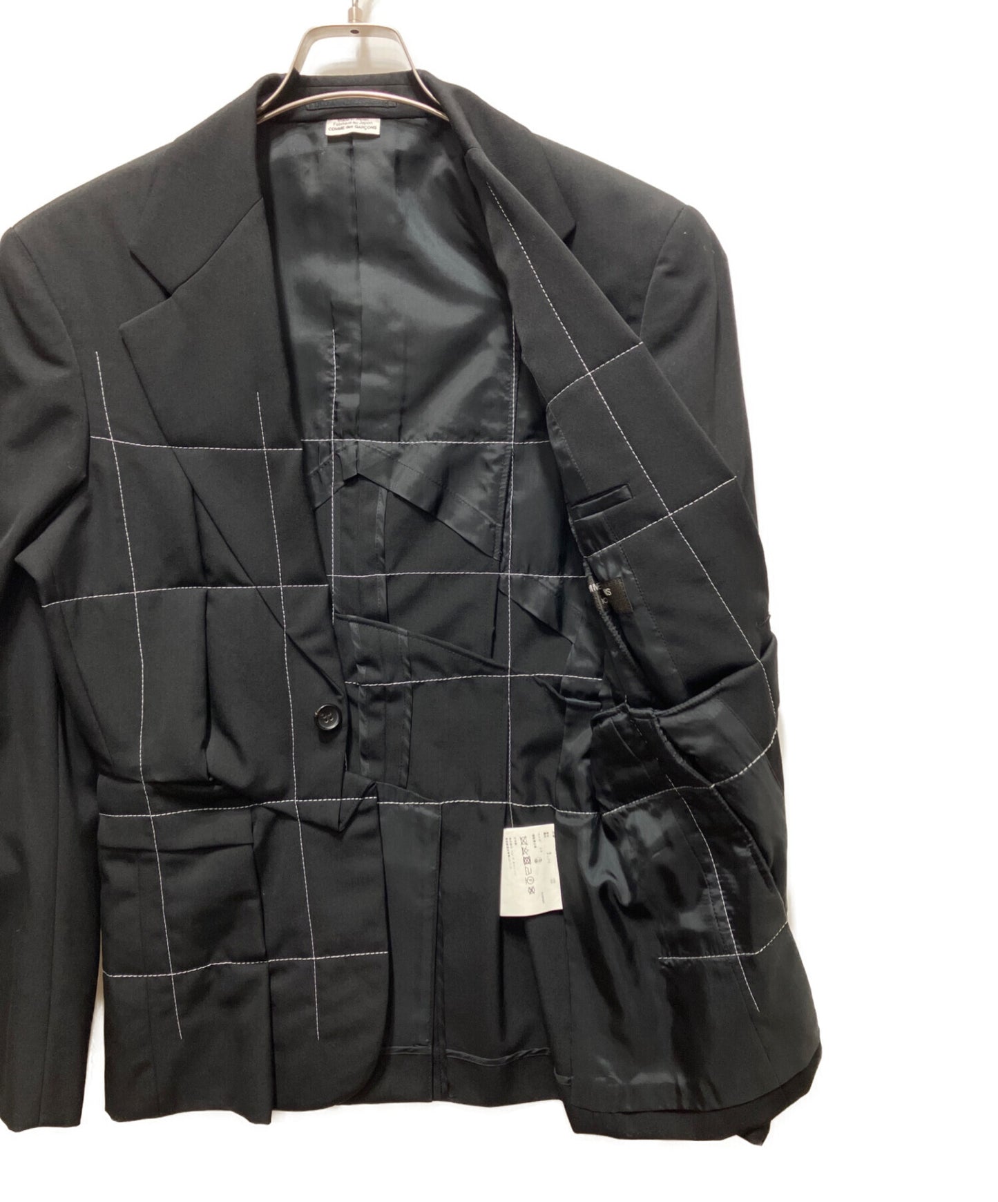 [Pre-owned] COMME des GARCONS HOMME PLUS Graph Check Tailored Jacket PG-J046 AD2020