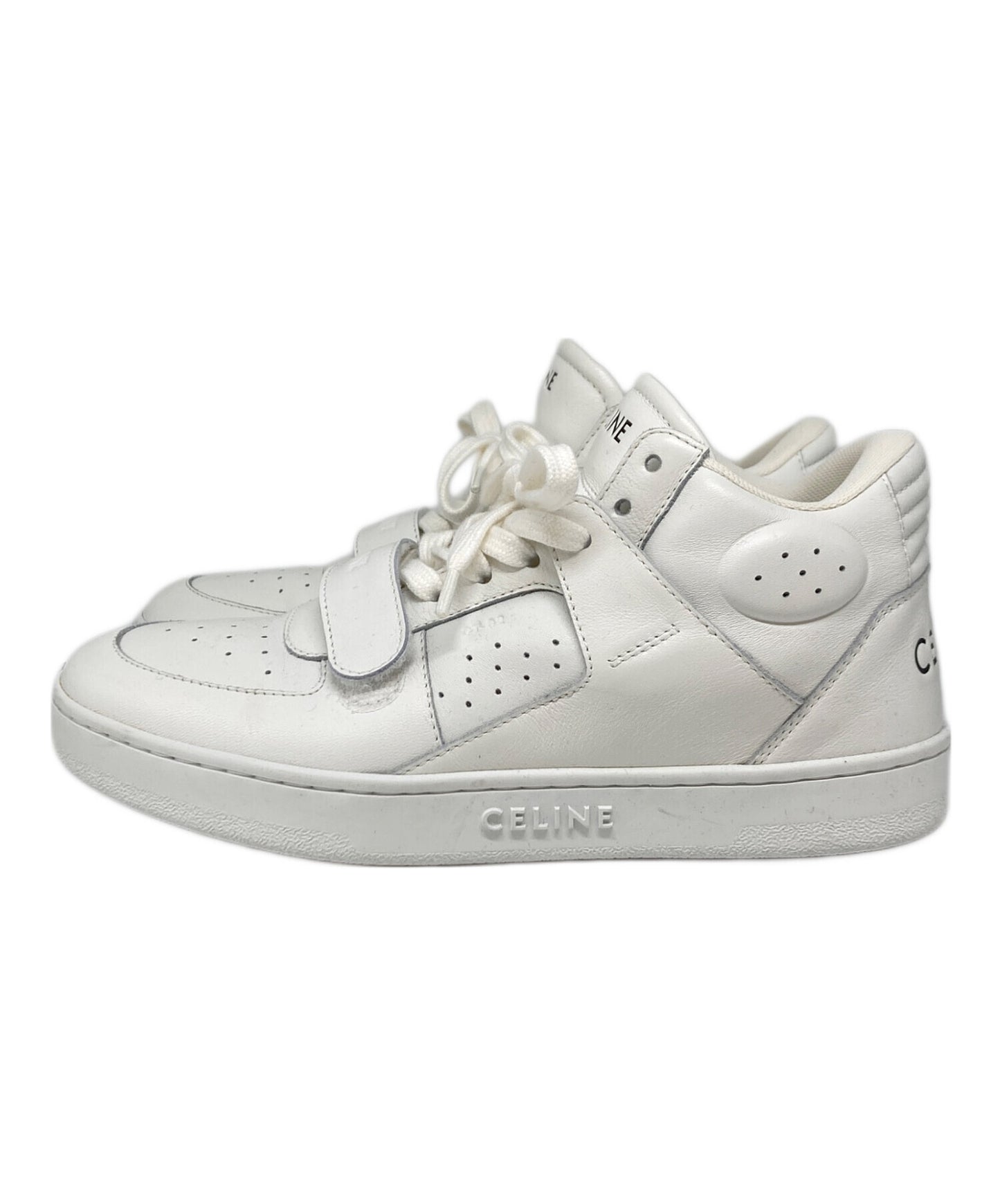 [Pre-owned] CELINE Velcro strap mid sneaker CT-02