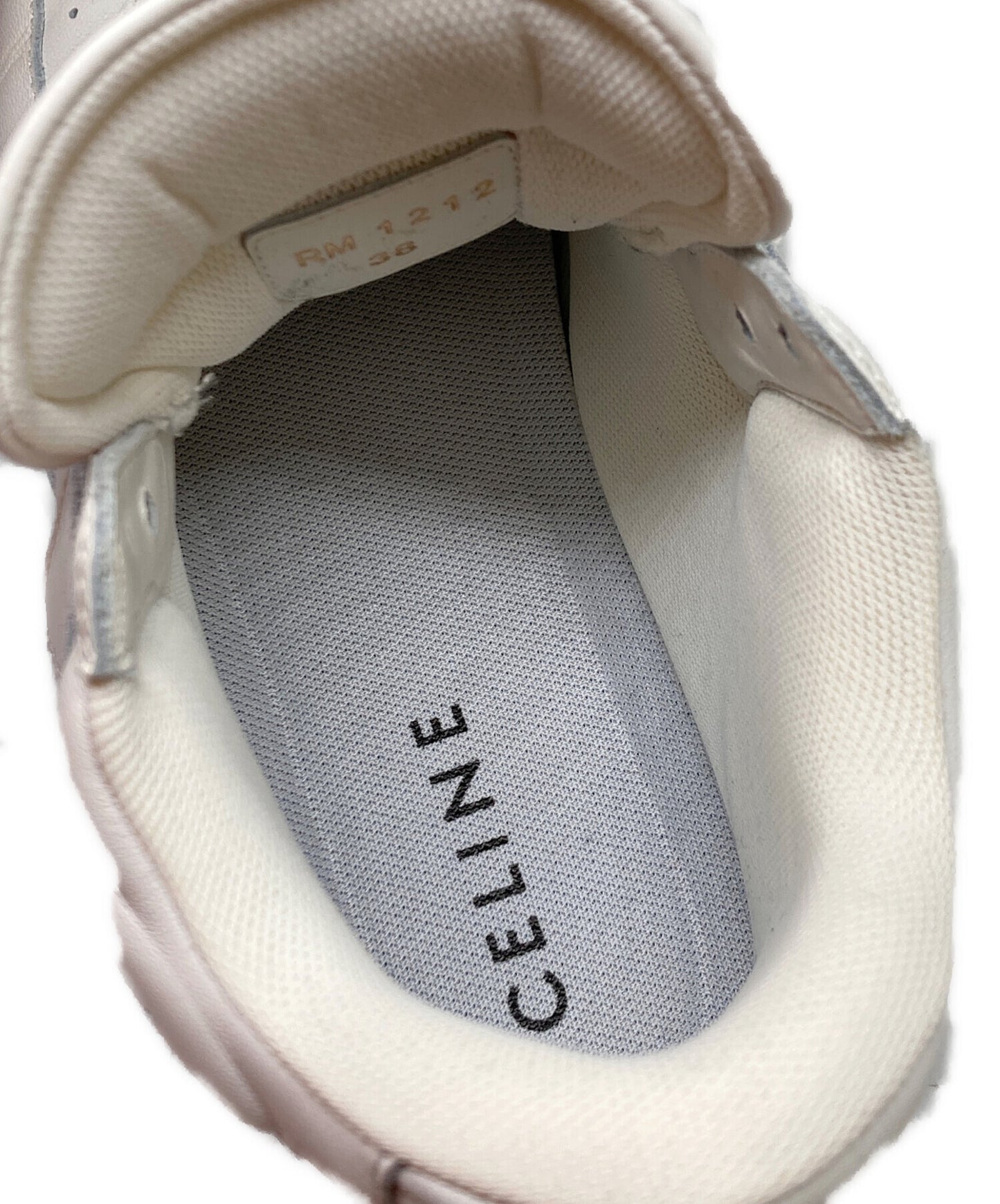 [Pre-owned] CELINE Velcro strap mid sneaker CT-02
