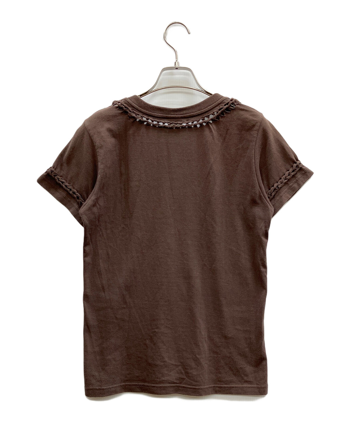 [Pre-owned] NUMBER (N)INE Knit Top with Braided Design