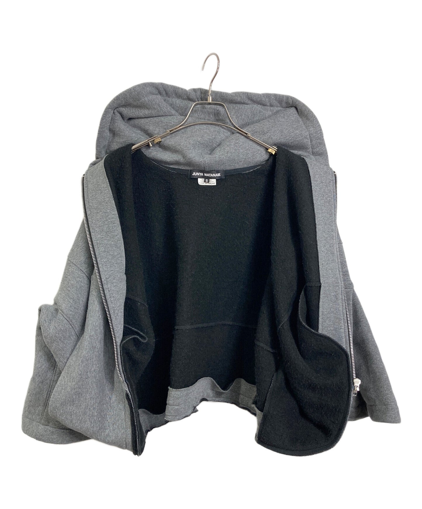 [Pre-owned] JUNYA WATANABE COMME des GARCONS Modified Volume Hoodie Design Hoodie Hoodie Zip Hoodie Made in Japan 23AW JL-T010/AD2023