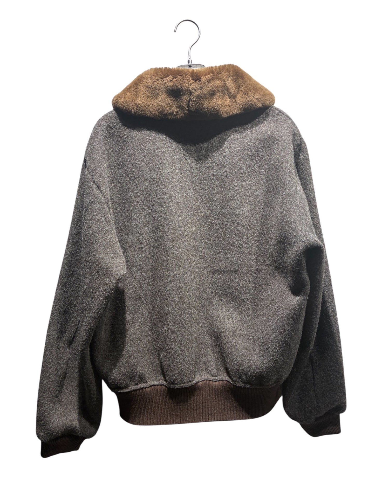 [Pre-owned] PRADA Wool Blouson Jacket with Shearling Collar / Drizzler Jacket / SGC958 / AW SGC958