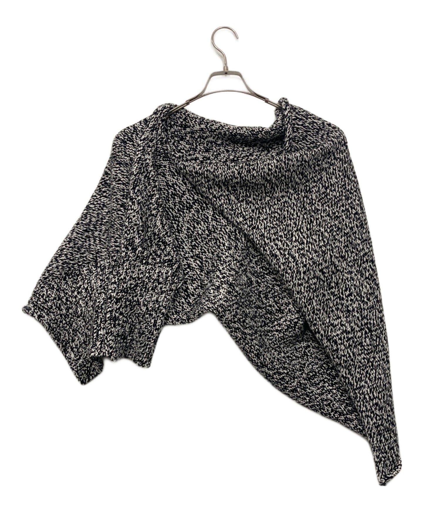 [Pre-owned] ISSEY MIYAKE BROBDINGNAG KNIT cropped top/short length knit IM43KN251