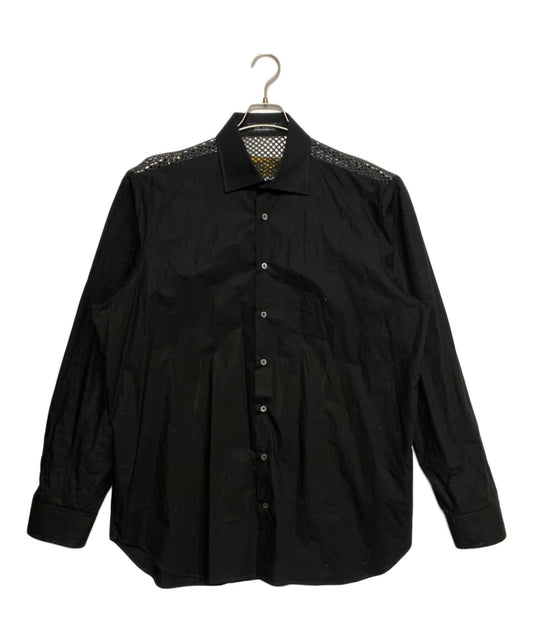 [Pre-owned] RAF SIMONS Classic shirt with net insert 213-M256