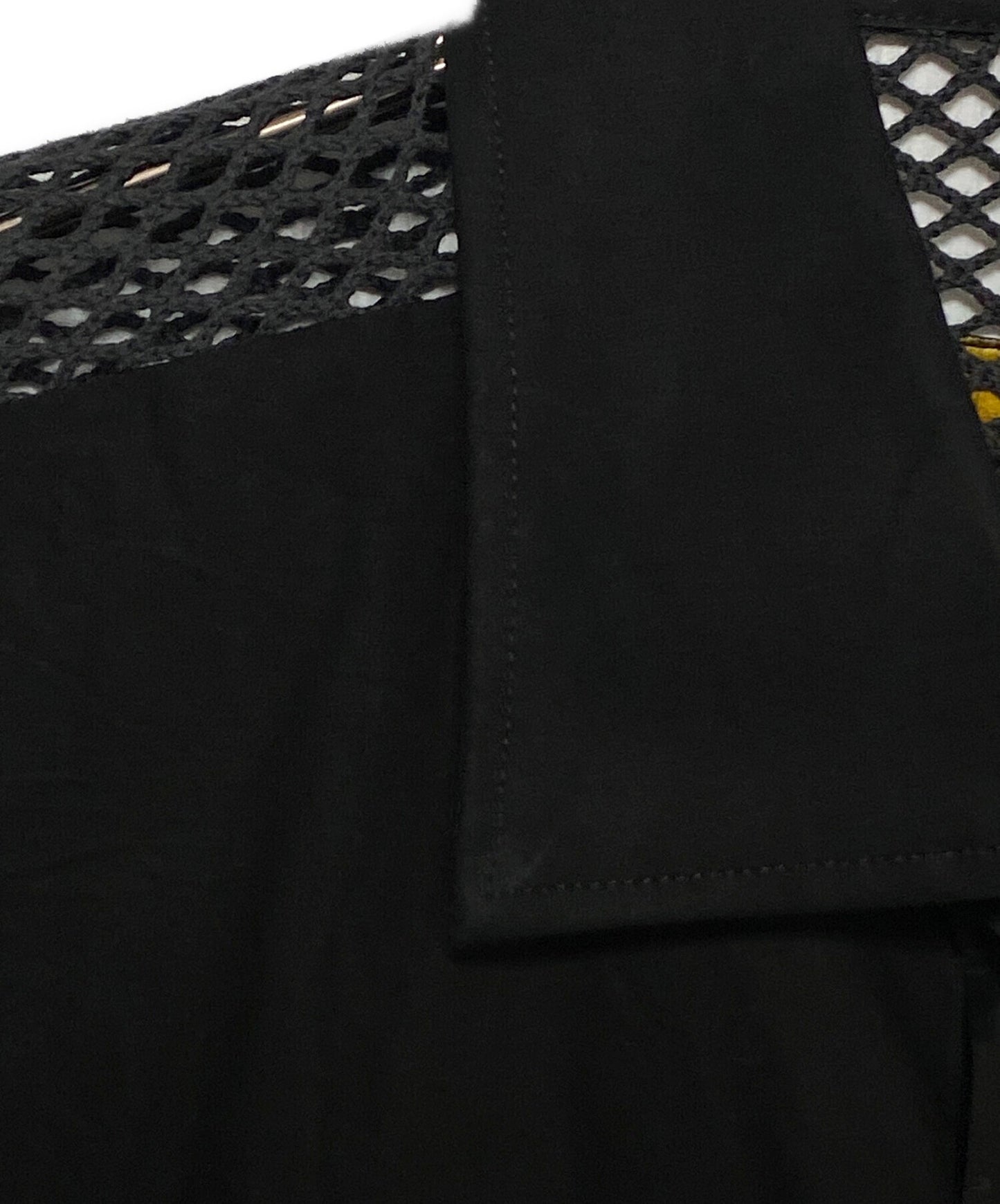 [Pre-owned] RAF SIMONS Classic shirt with net insert 213-M256
