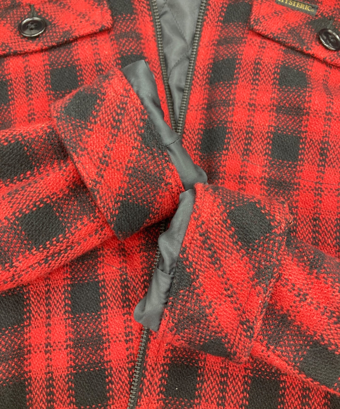 [Pre-owned] Hysteric Glamour Wool Check Jacket 0294AB04