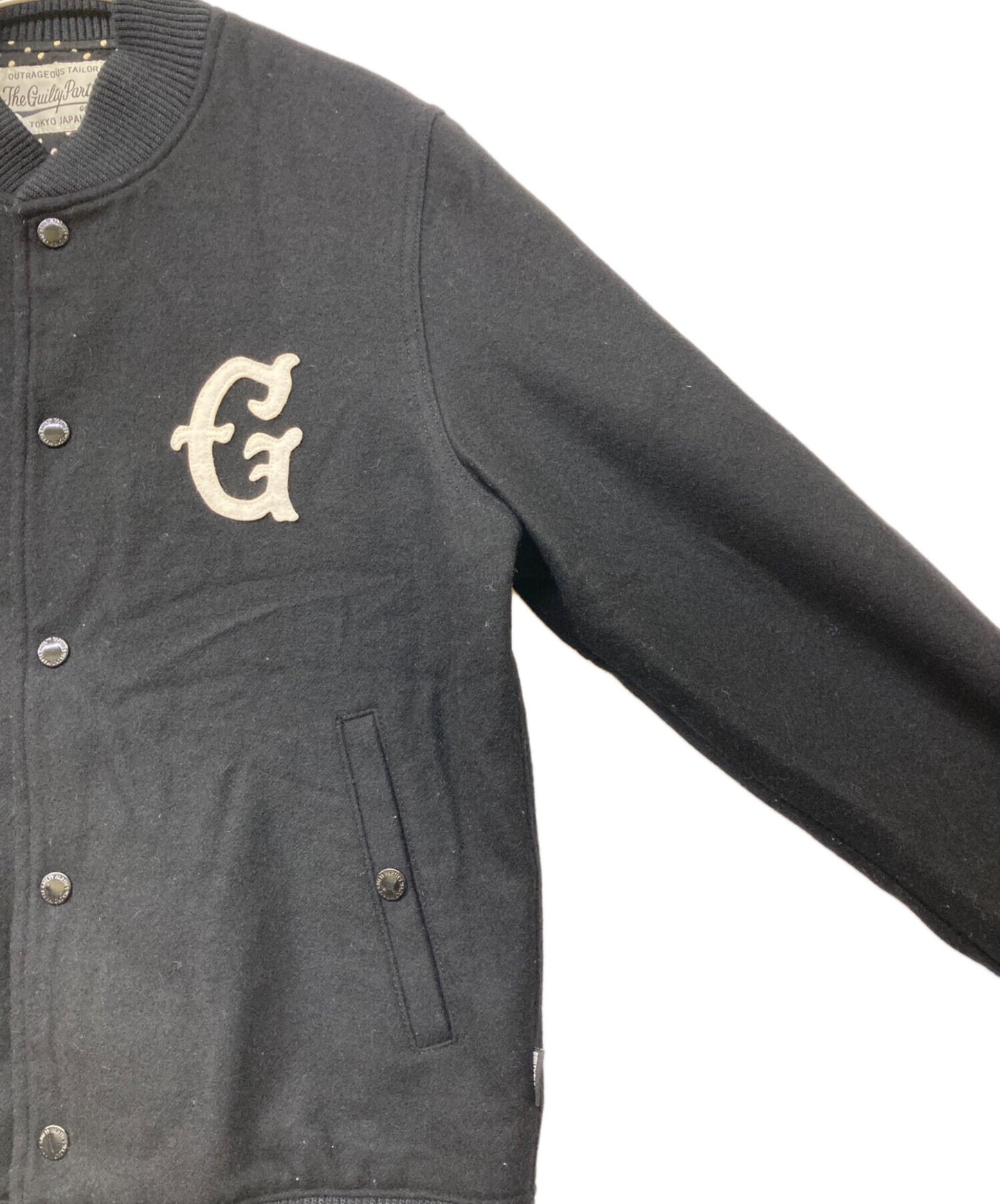 [Pre-owned] WACKO MARIA Logo Wappen Varsity Jacket