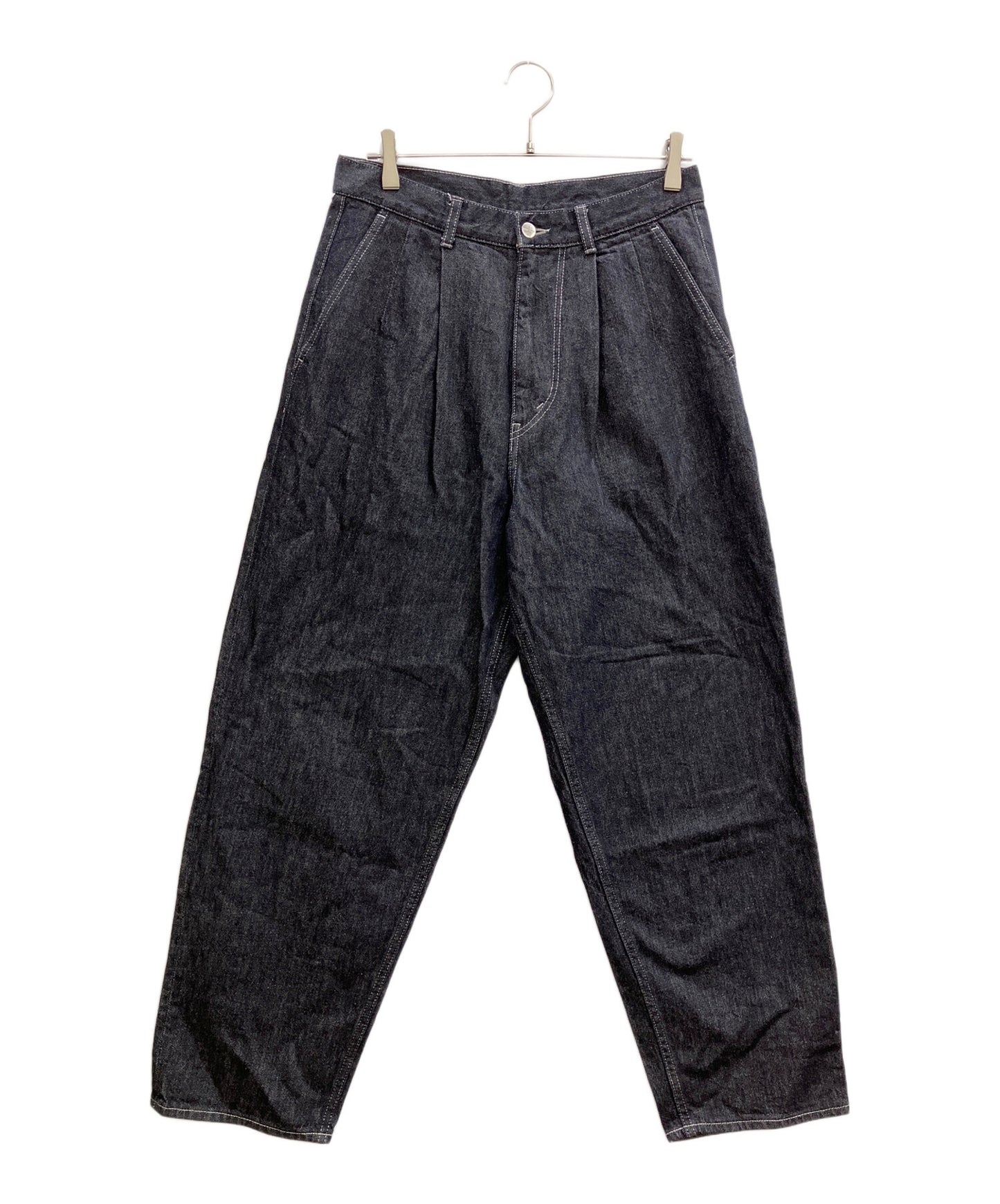 [Pre-owned] Graphpaper Colorfast Denim Two-Tuck Tapered Pants GM243-40216B