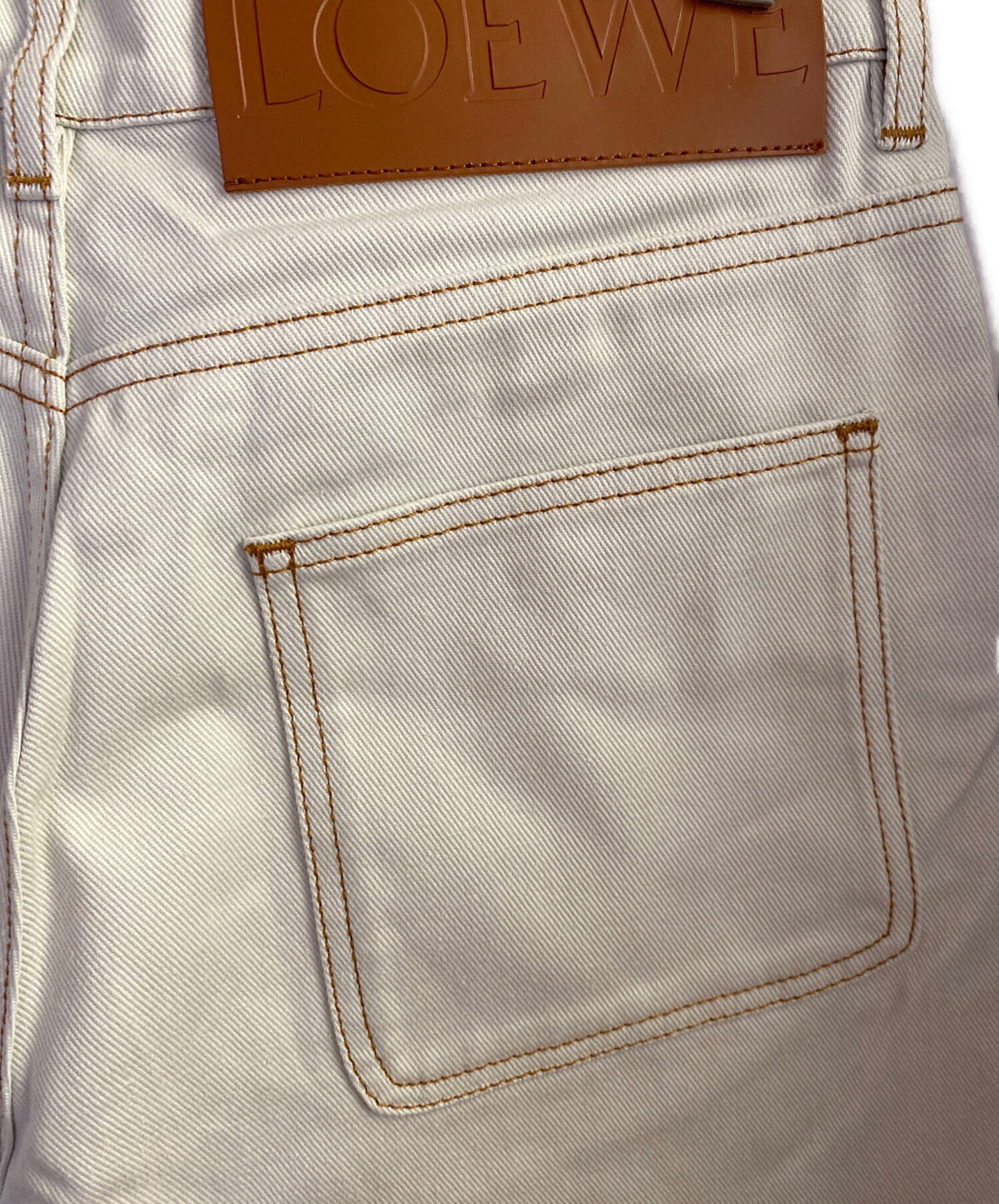 [Pre-owned] LOEWE Printed High-Rise Y-Jeans S540Y11X09