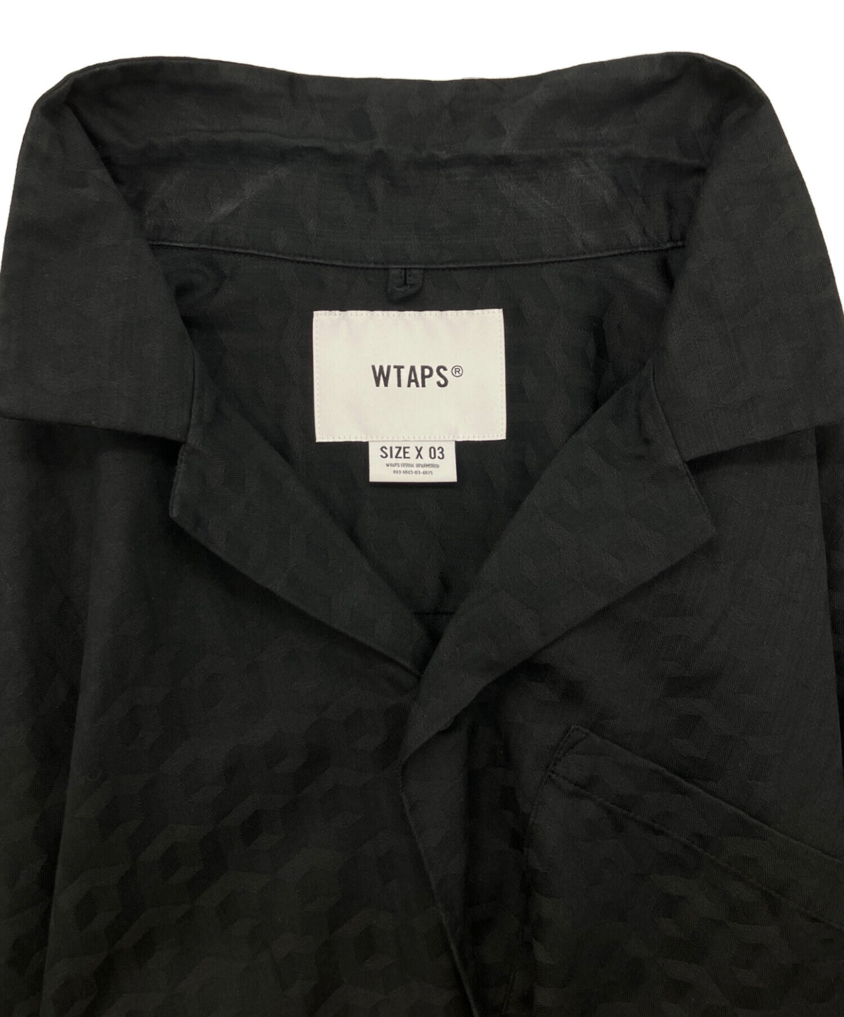 [Pre-owned] WTAPS Open-Collar Shirt 241TQDT-SHM06