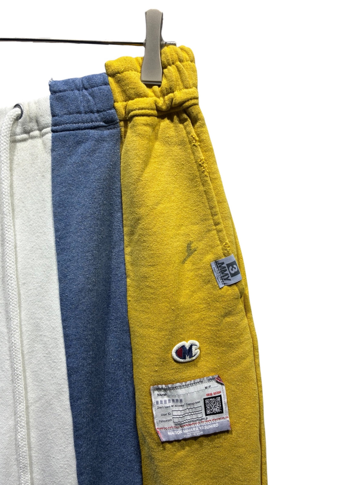 [Pre-owned] Maison MIHARA YASUHIRO Maison MIHARA YASUHIRO Docking Sweatpants / Sweatpants / Vintage-Washed Pants / Distressed Pants