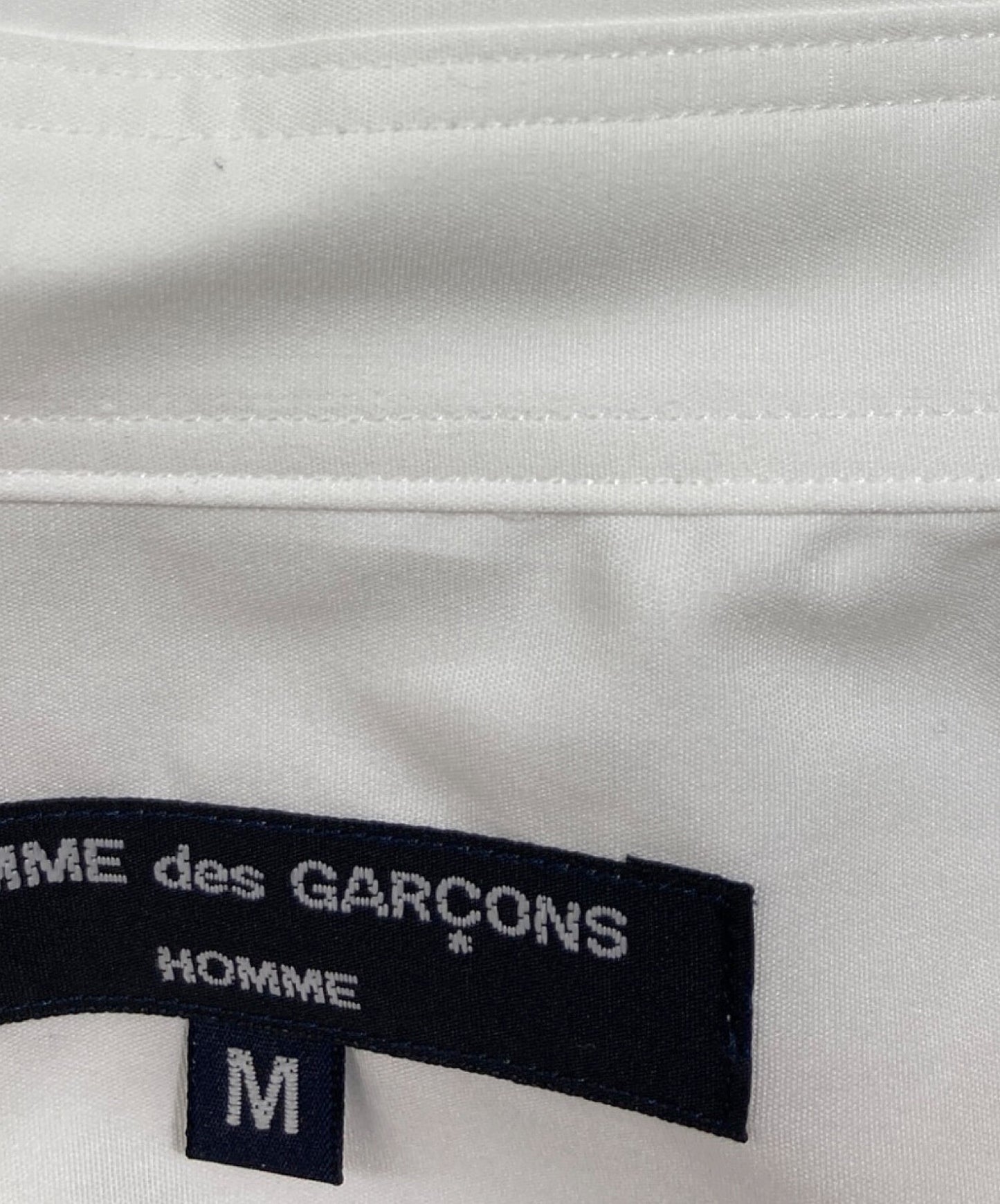 [Pre-owned] COMME des GARCONS HOMME Logo hem typewriter shirt HM-B102