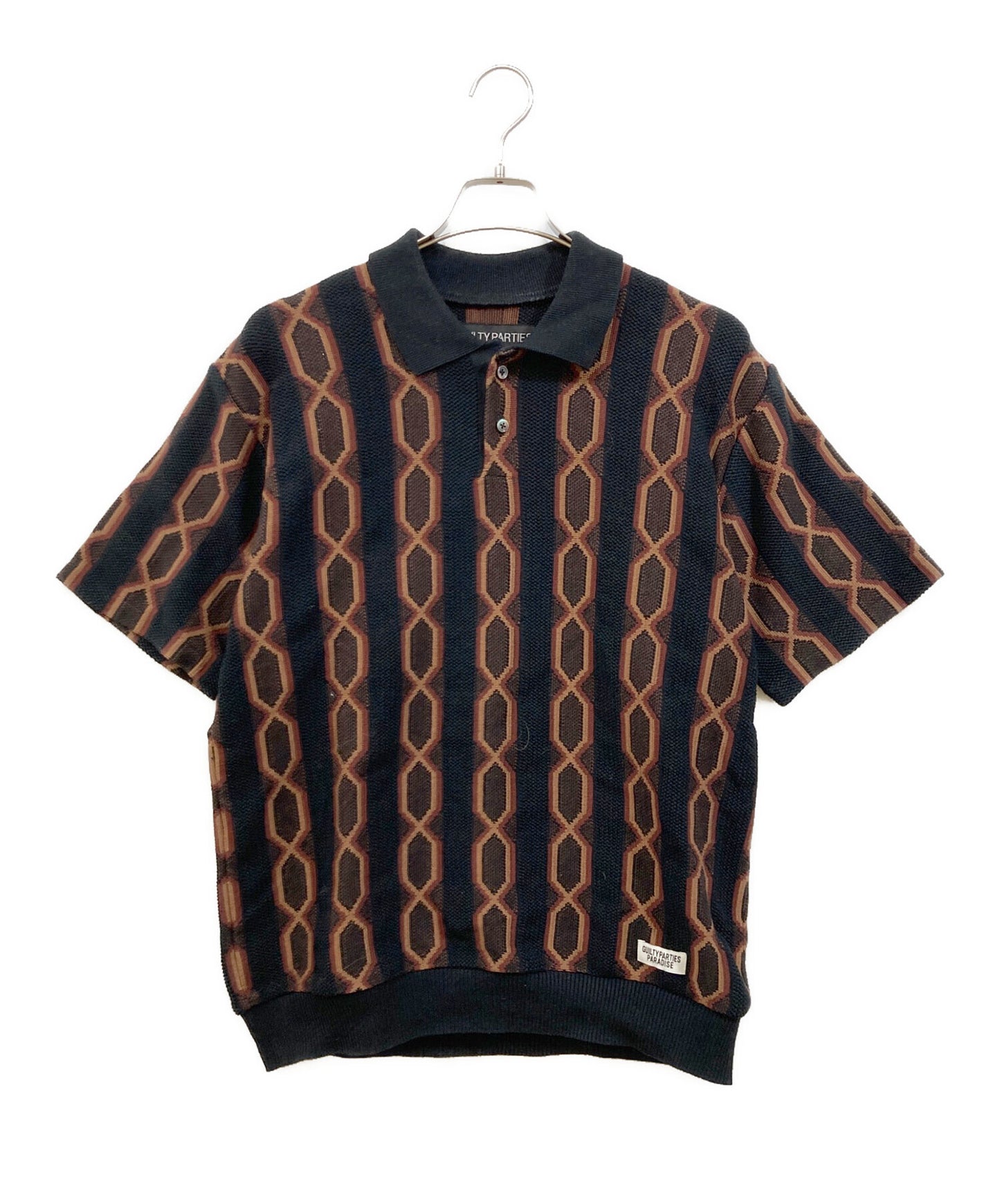 [Pre-owned] WACKO MARIA KNIT POLO SHIRT (TYPE-3)