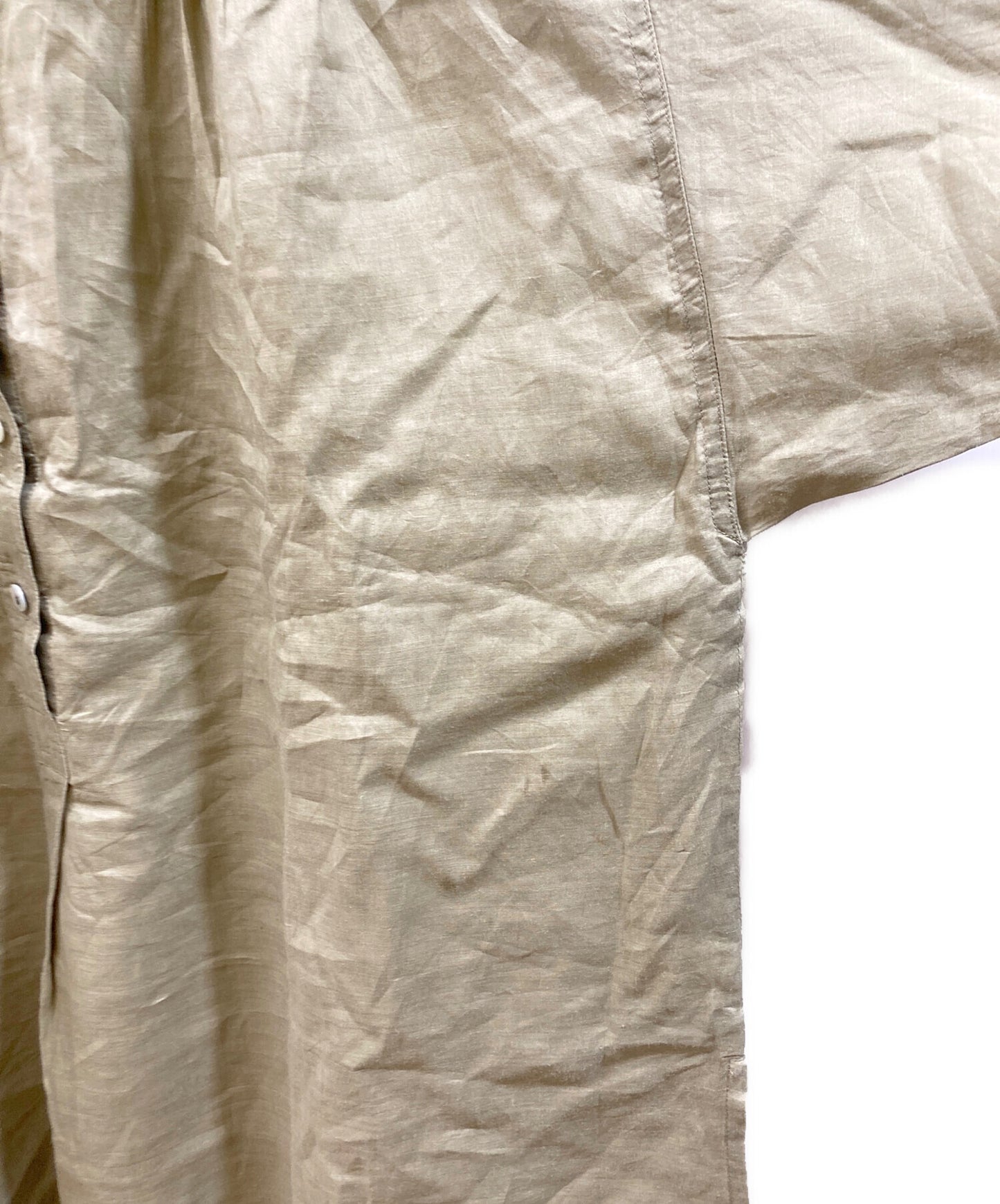 [Pre-owned] ISSEY MIYAKE Linen Shirt Dress ML12618