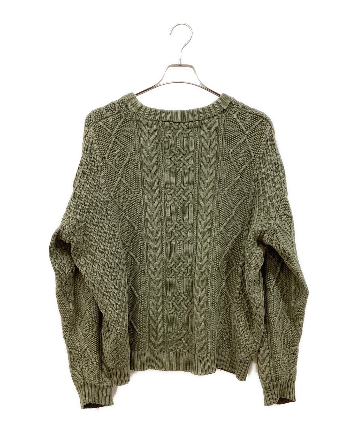 [Pre-owned] NEIGHBORHOOD WASHED CREWNECK SWEATER 24213NH-KNM01