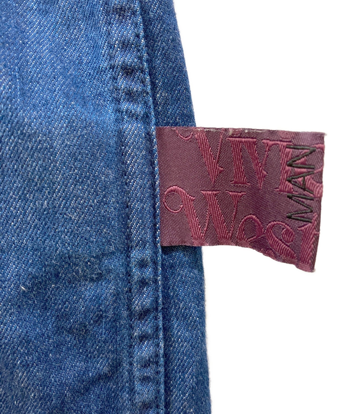 [Pre-owned] Vivienne Westwood man Denim Big Shape Shirt 189043 7225