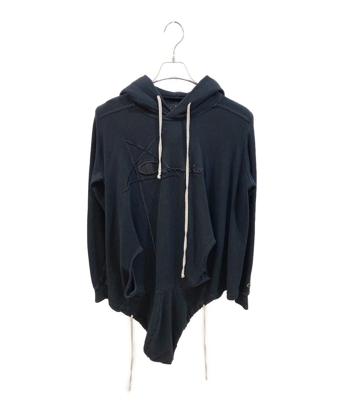 [Pre-owned] RICK OWENS Logo Embroidery Hoodie CM21S0008-216757