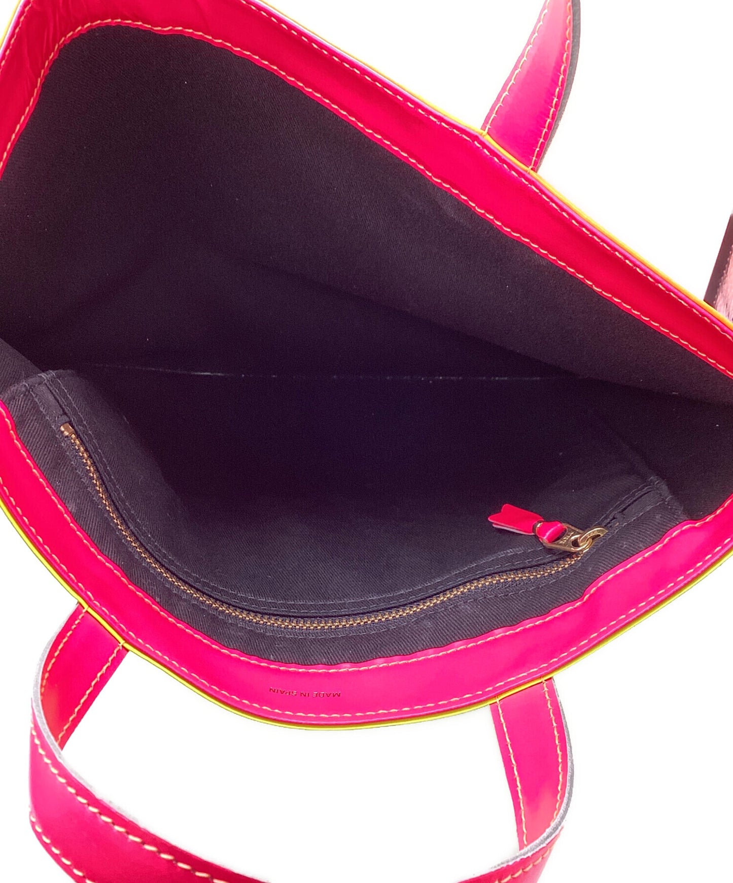 [Pre-owned] COMME des GARCONS Super Flow leather tote bag SA 9000SF