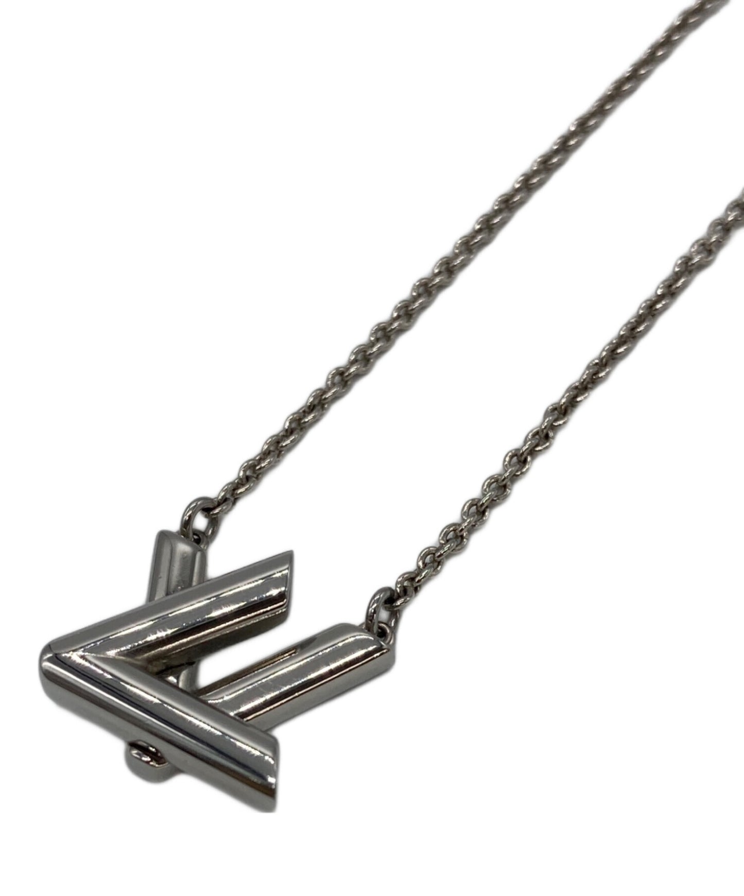 [Pre-owned] LOUIS VUITTON GO-14LV logo chain necklace M01872