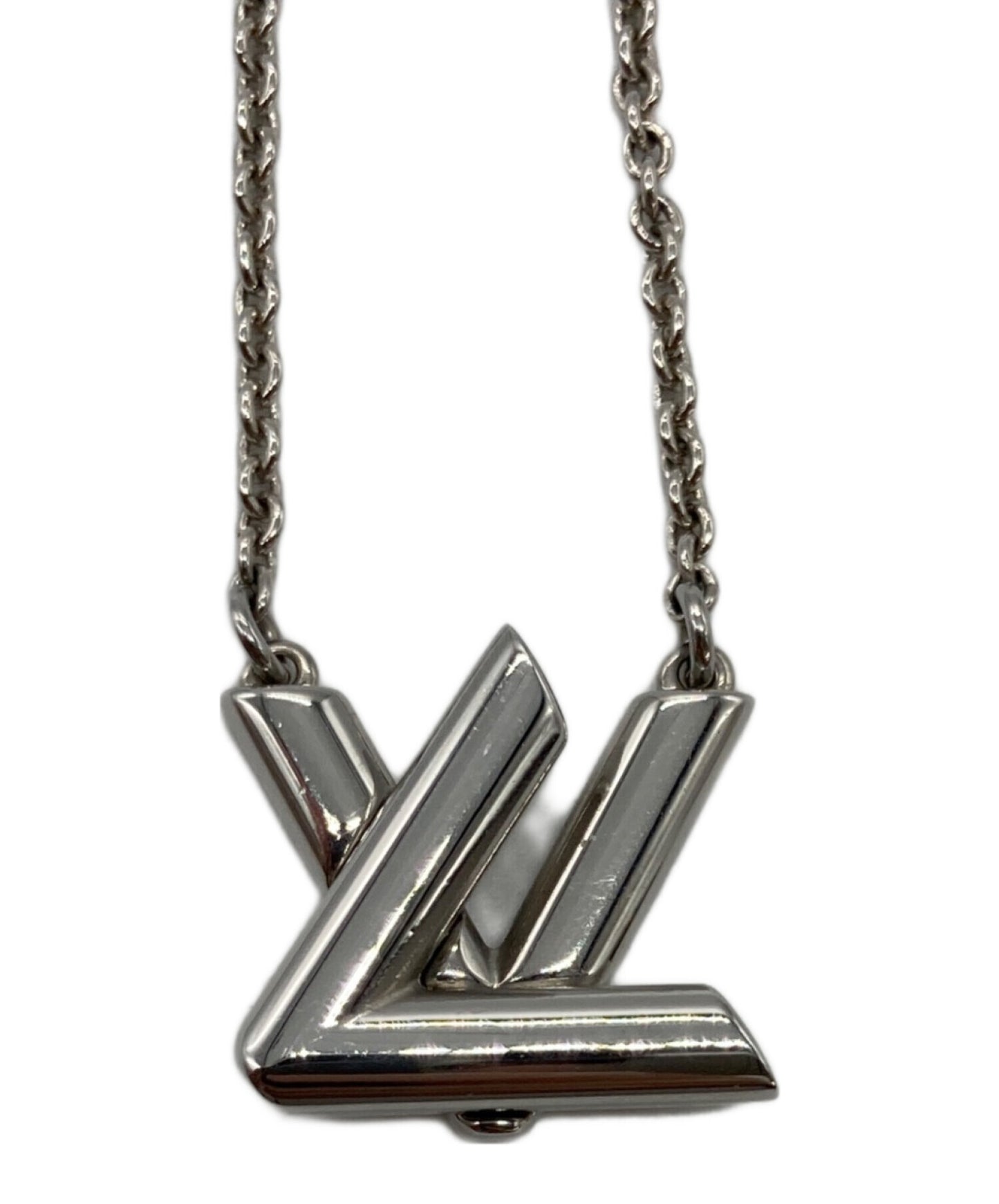 [Pre-owned] LOUIS VUITTON GO-14LV logo chain necklace M01872